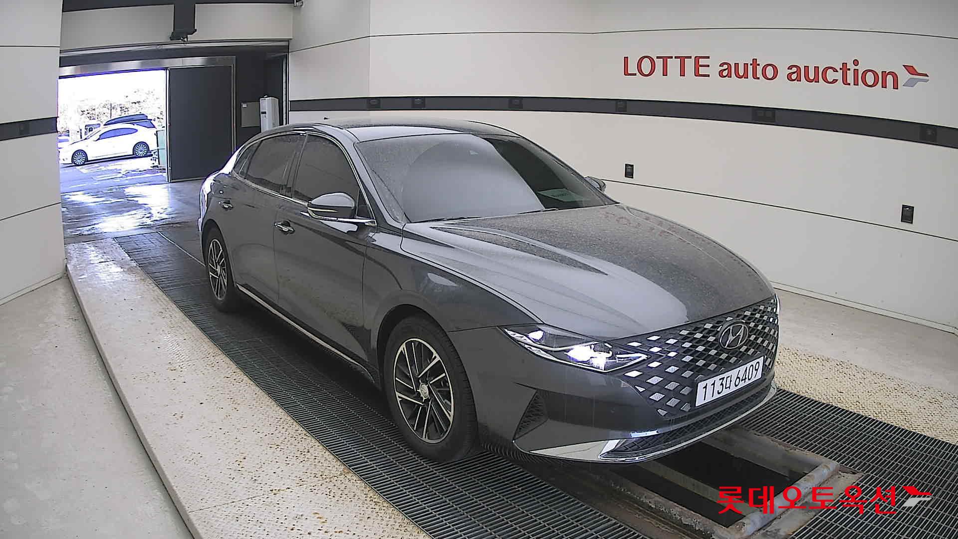 Hyundai Grandeur 2022 Nocturne Grey Metallic из Кореи, фото 2