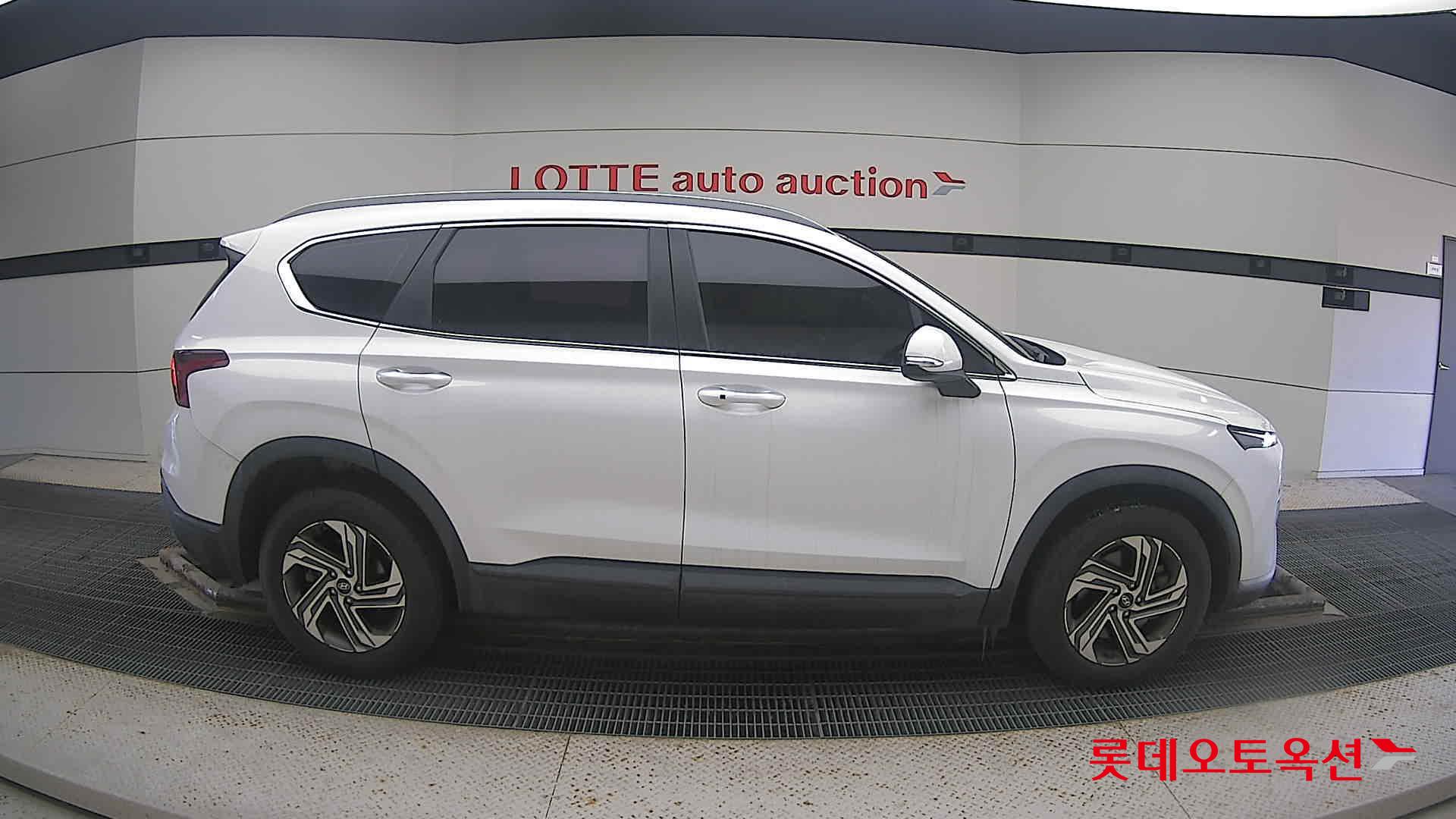 Hyundai Santa Fe 2021 White cream (optional) из Кореи, фото 3