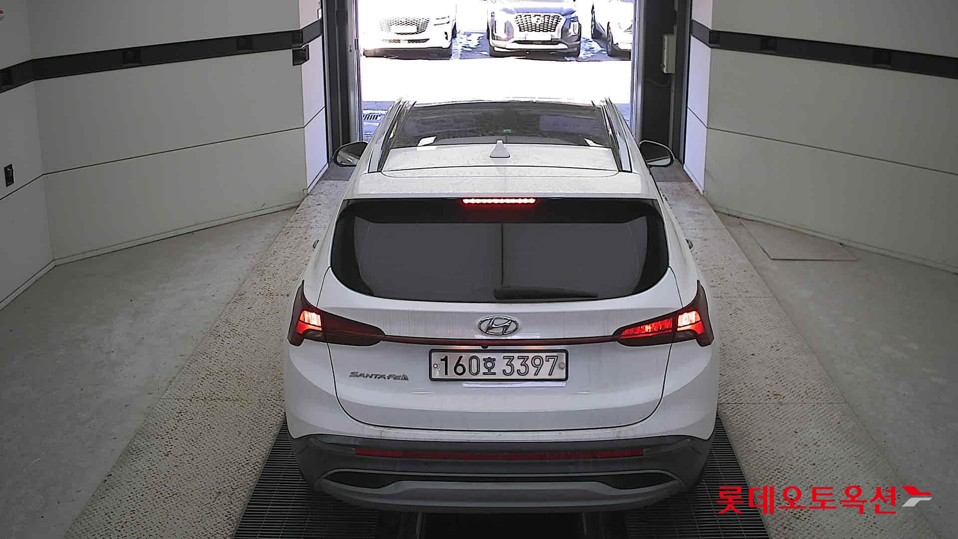 Hyundai Santa Fe 2021 White cream (optional) из Кореи, фото 5