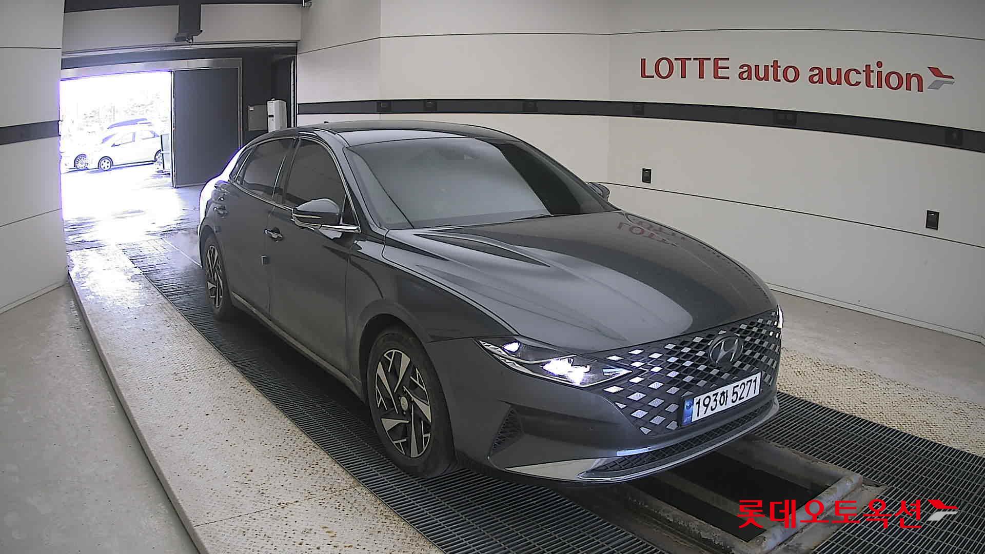 Hyundai Grandeur Hybrid 2022 Nocturne Grey Metallic из Кореи, фото 2