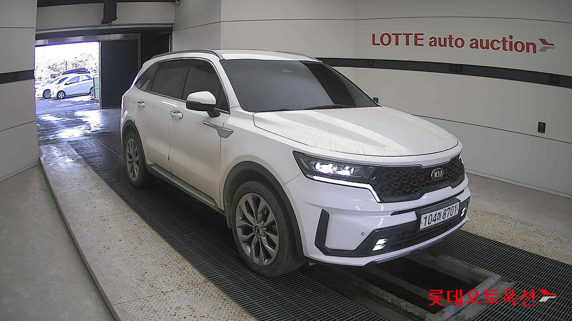 Kia Sorento 2021 Snow White Pearl (optional) из Кореи, фото 2