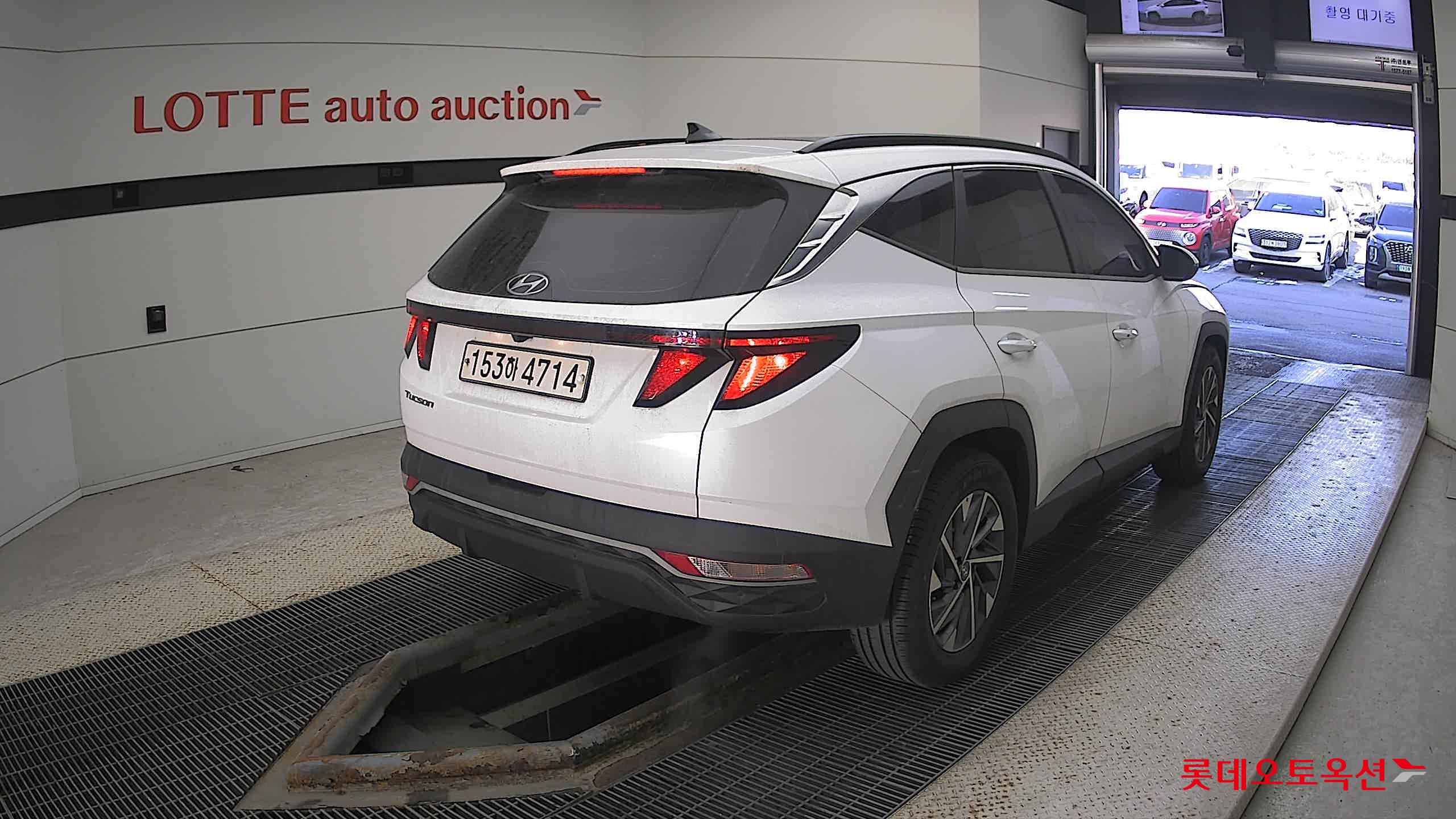 Hyundai Tucson Hybrid 2021 White Cream из Кореи, фото 4