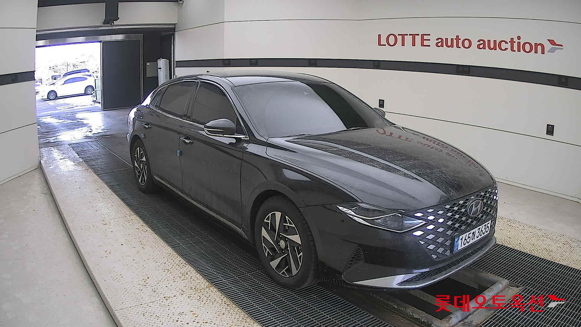 Hyundai Grandeur Hybrid 2022 Midnight Black Pearl из Кореи, фото 2