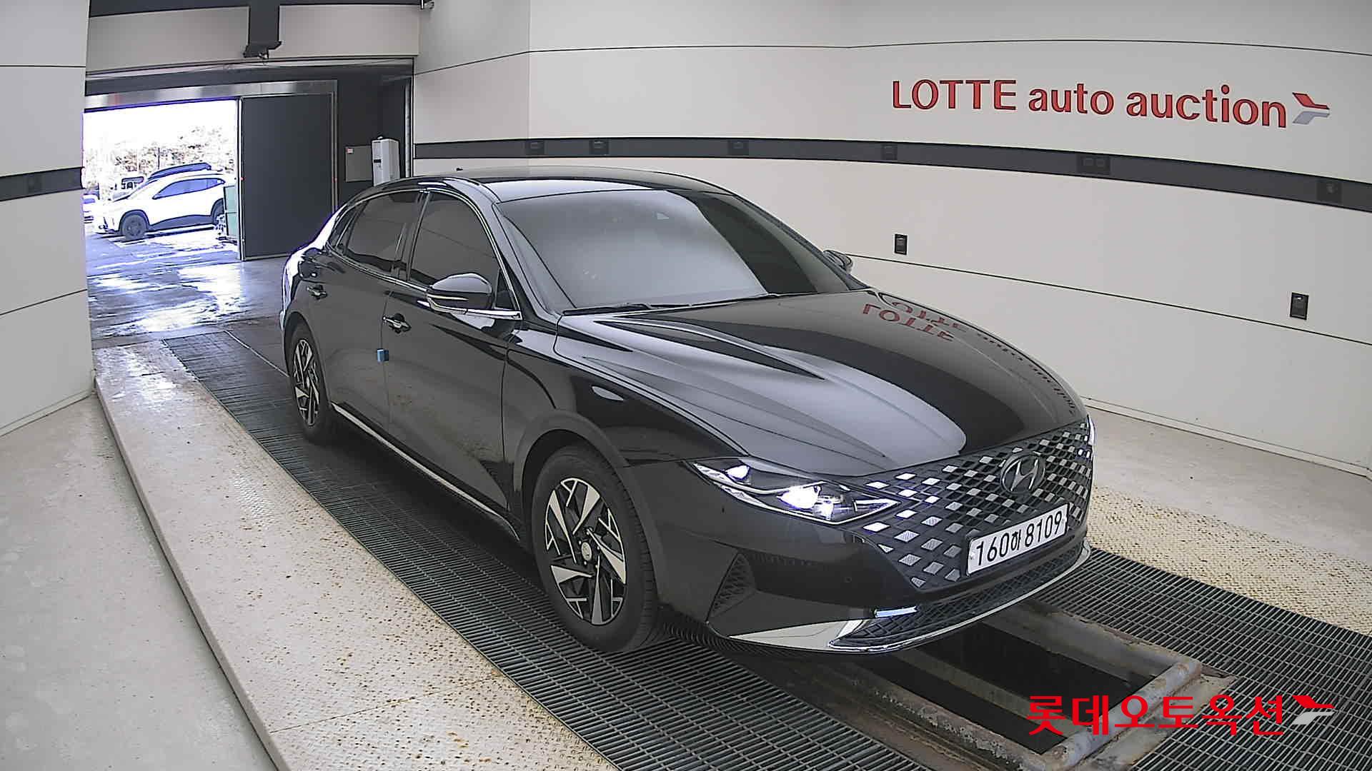 Hyundai Grandeur Hybrid 2022 Midnight Black Pearl из Кореи, фото 2