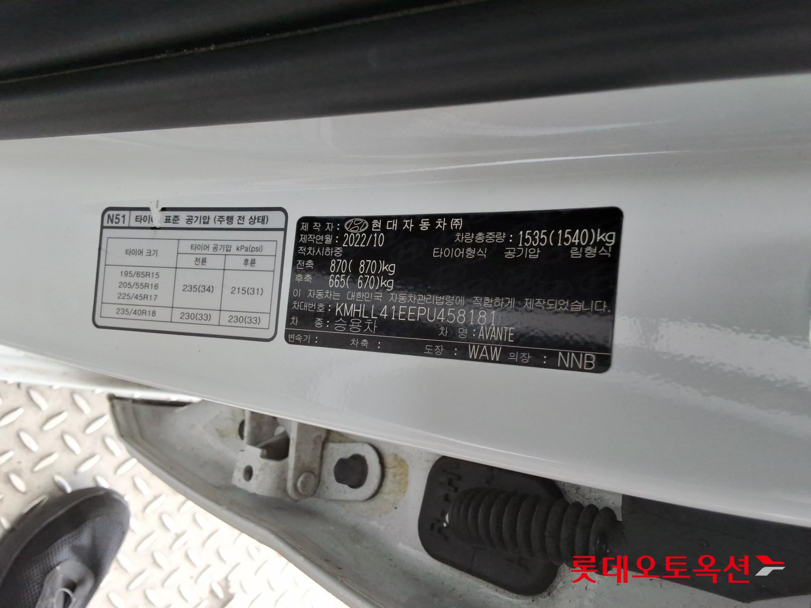 2023 - hyundai avante