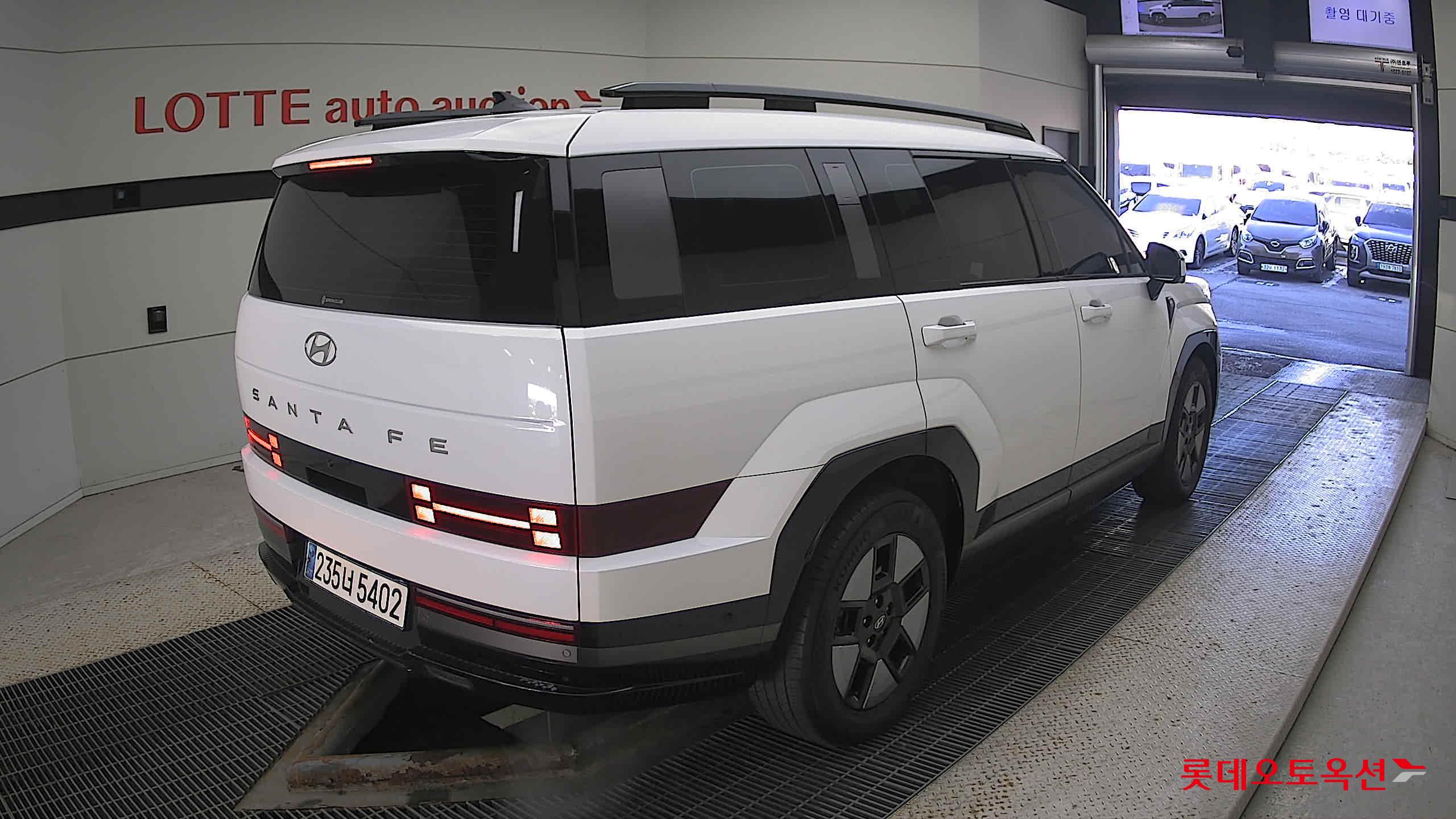 Hyundai Santa Fe Hybrid 2024 Белый из Кореи, фото 4