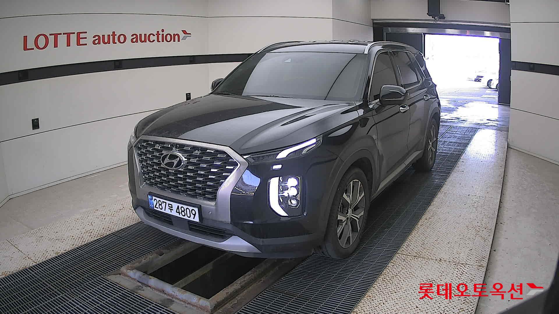 Hyundai Palisade 2022 Черный из Кореи