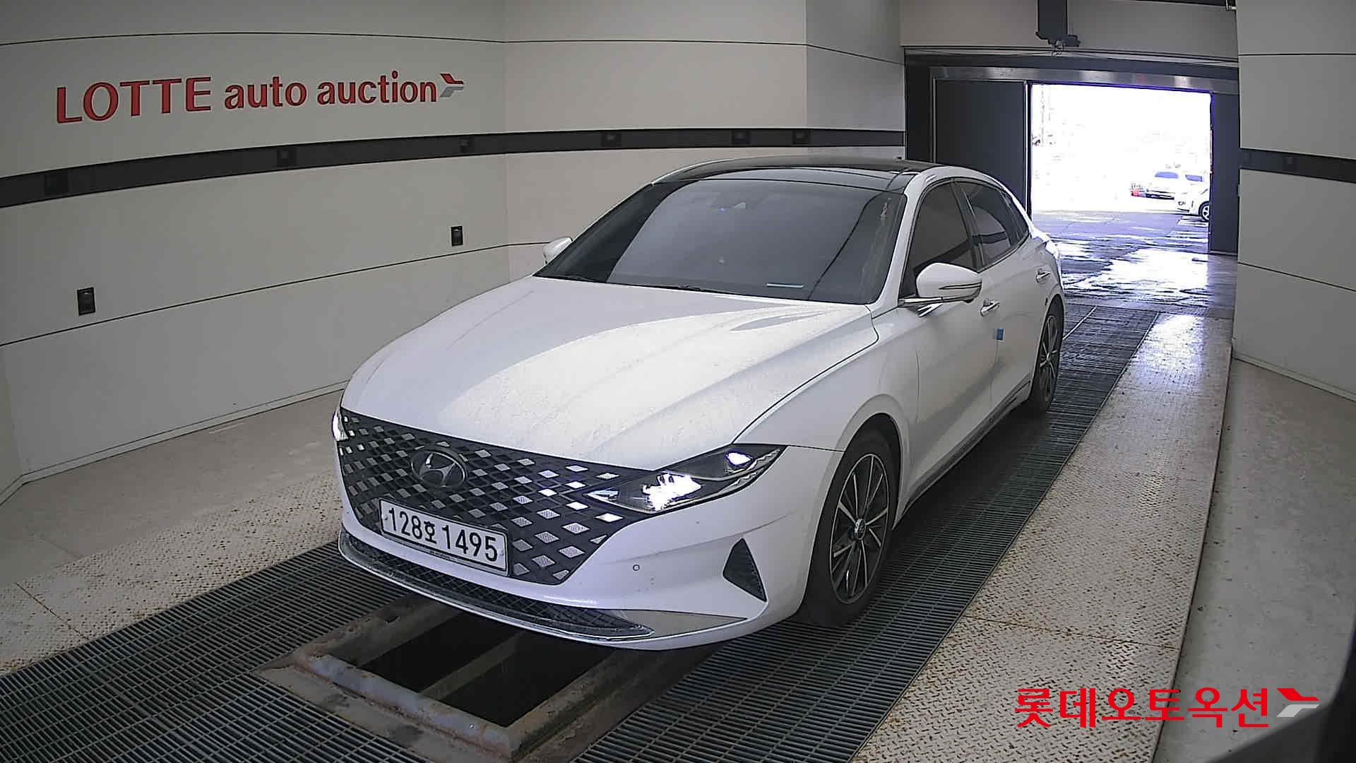 Hyundai Grandeur 2020 Белый из Кореи