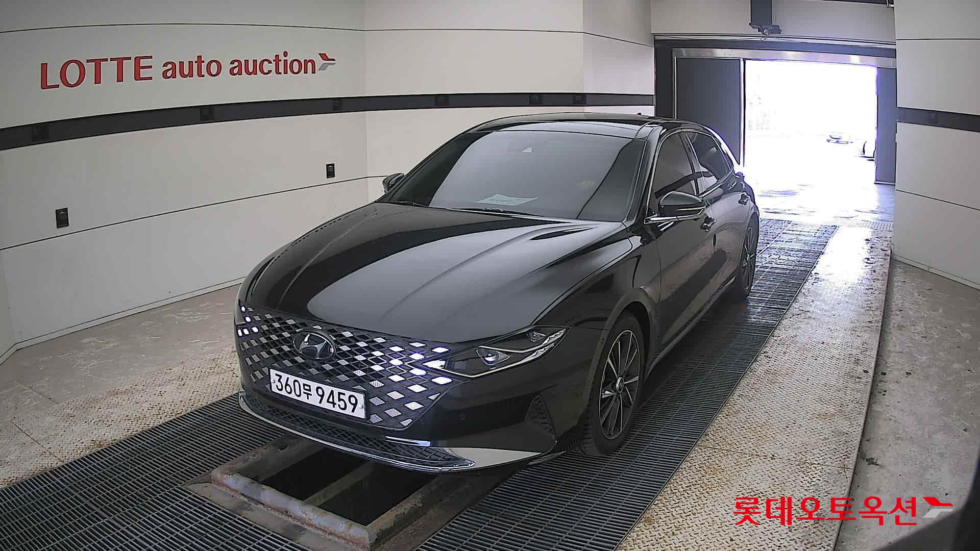 Hyundai Grandeur 2021 Черный из Кореи