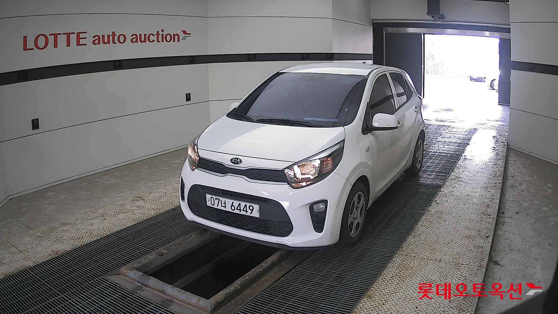 Kia Morning 2019 Белый из Кореи