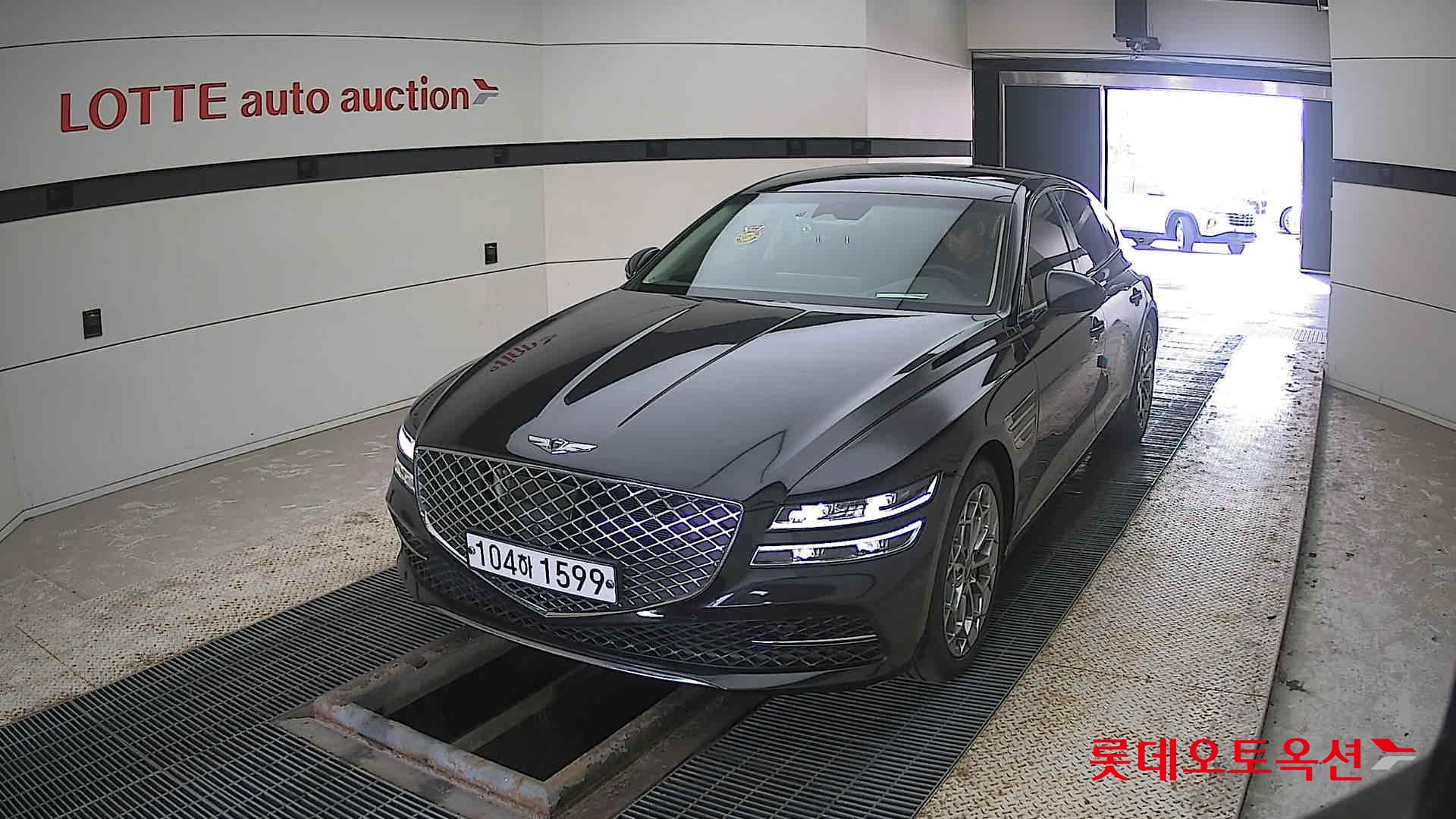 Hyundai G80 2021 Черный из Кореи