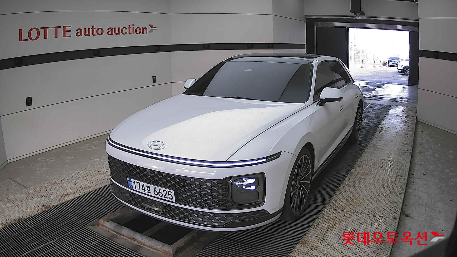 Hyundai Grandeur Hybrid 2024 Белый из Кореи