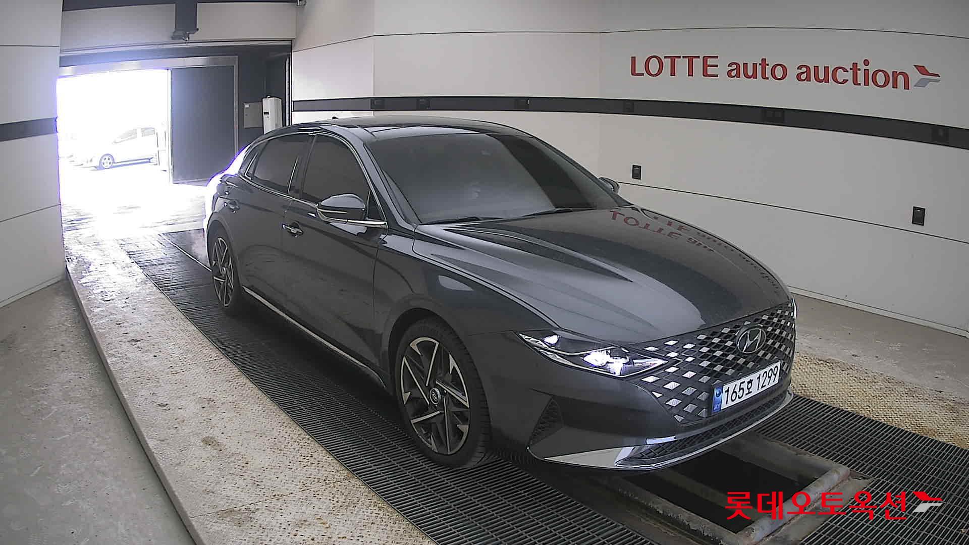 Hyundai Grandeur 2022 Nocturne Grey Metallic из Кореи, фото 2