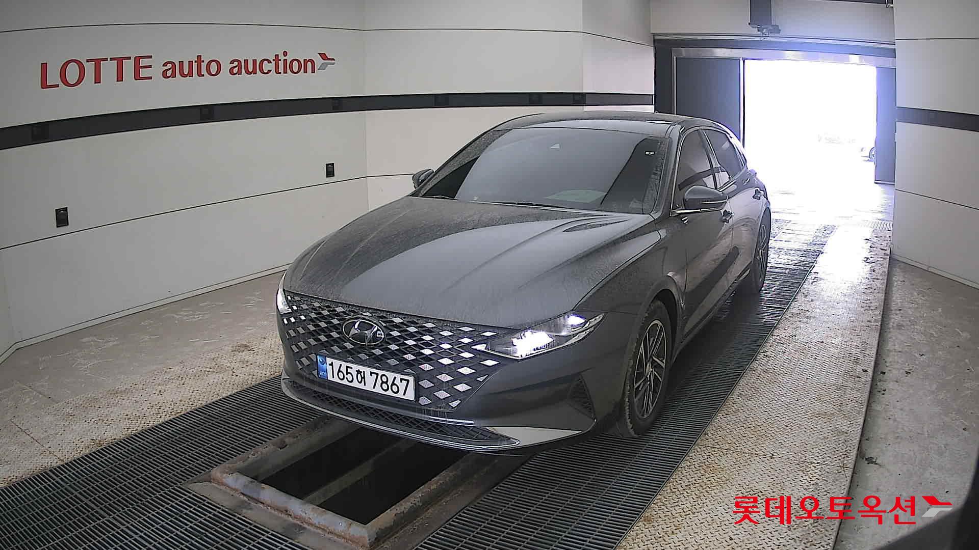 Hyundai Grandeur 2022 Nocturne Grey Metallic из Кореи