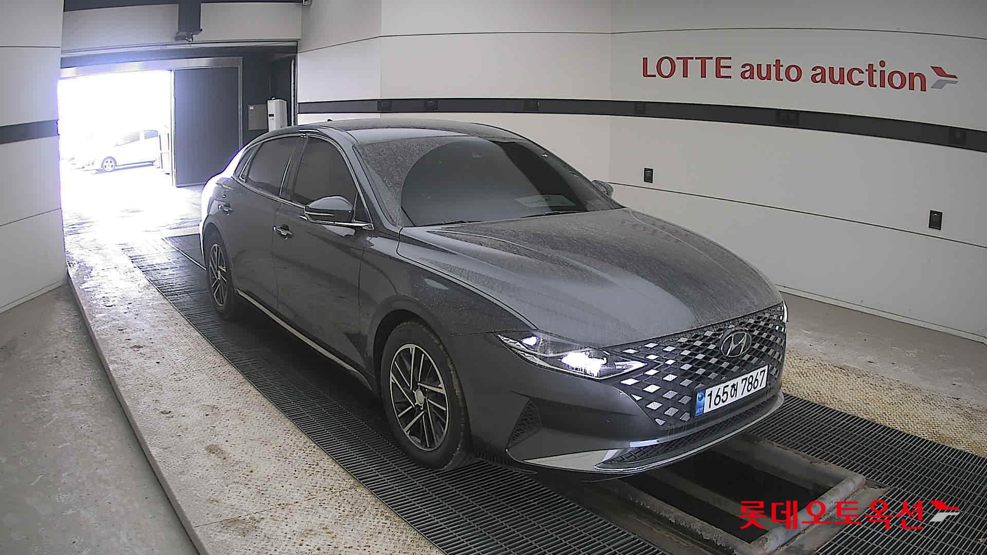 Hyundai Grandeur 2022 Nocturne Grey Metallic из Кореи, фото 2