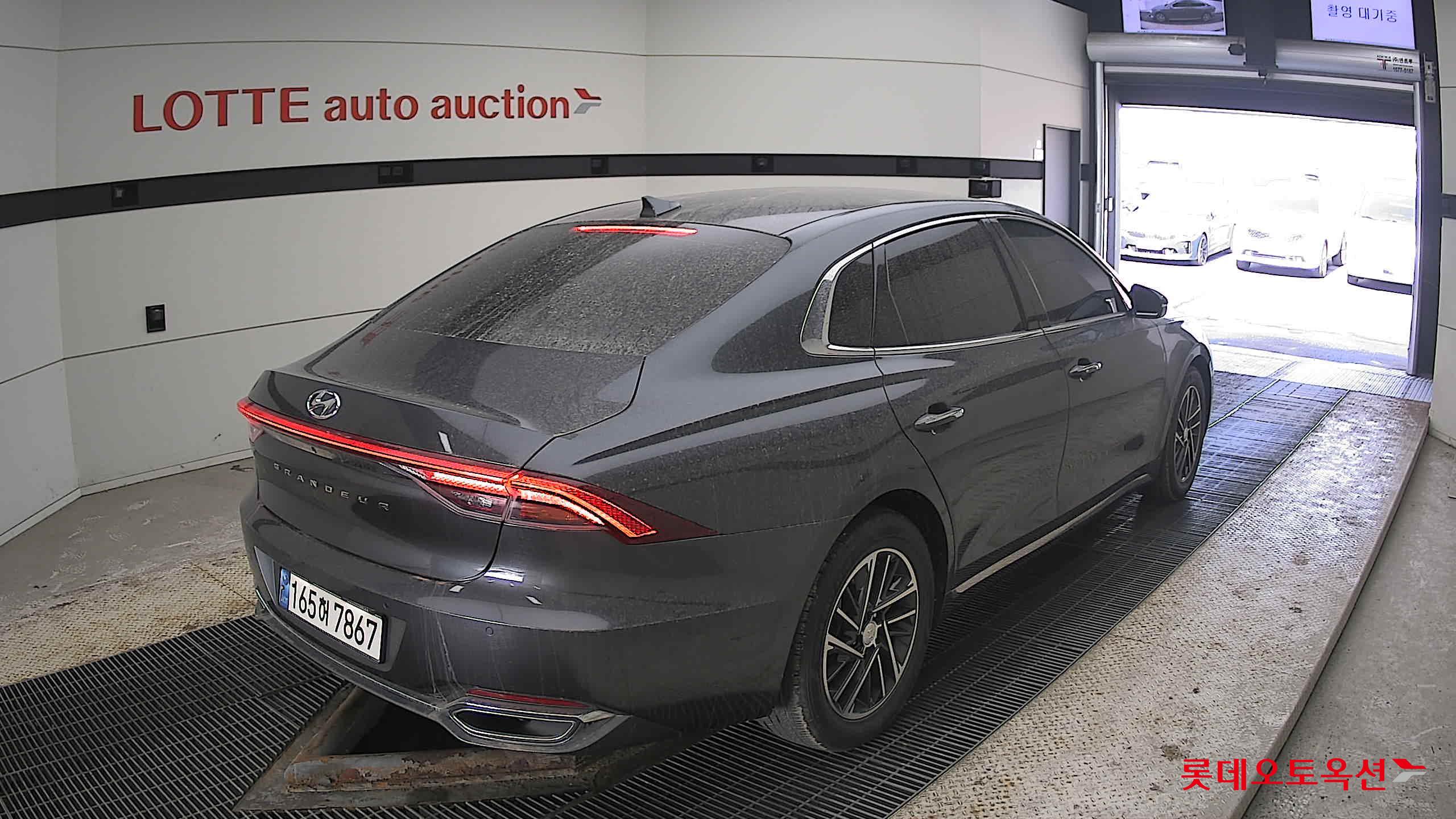 Hyundai Grandeur 2022 Nocturne Grey Metallic из Кореи, фото 4