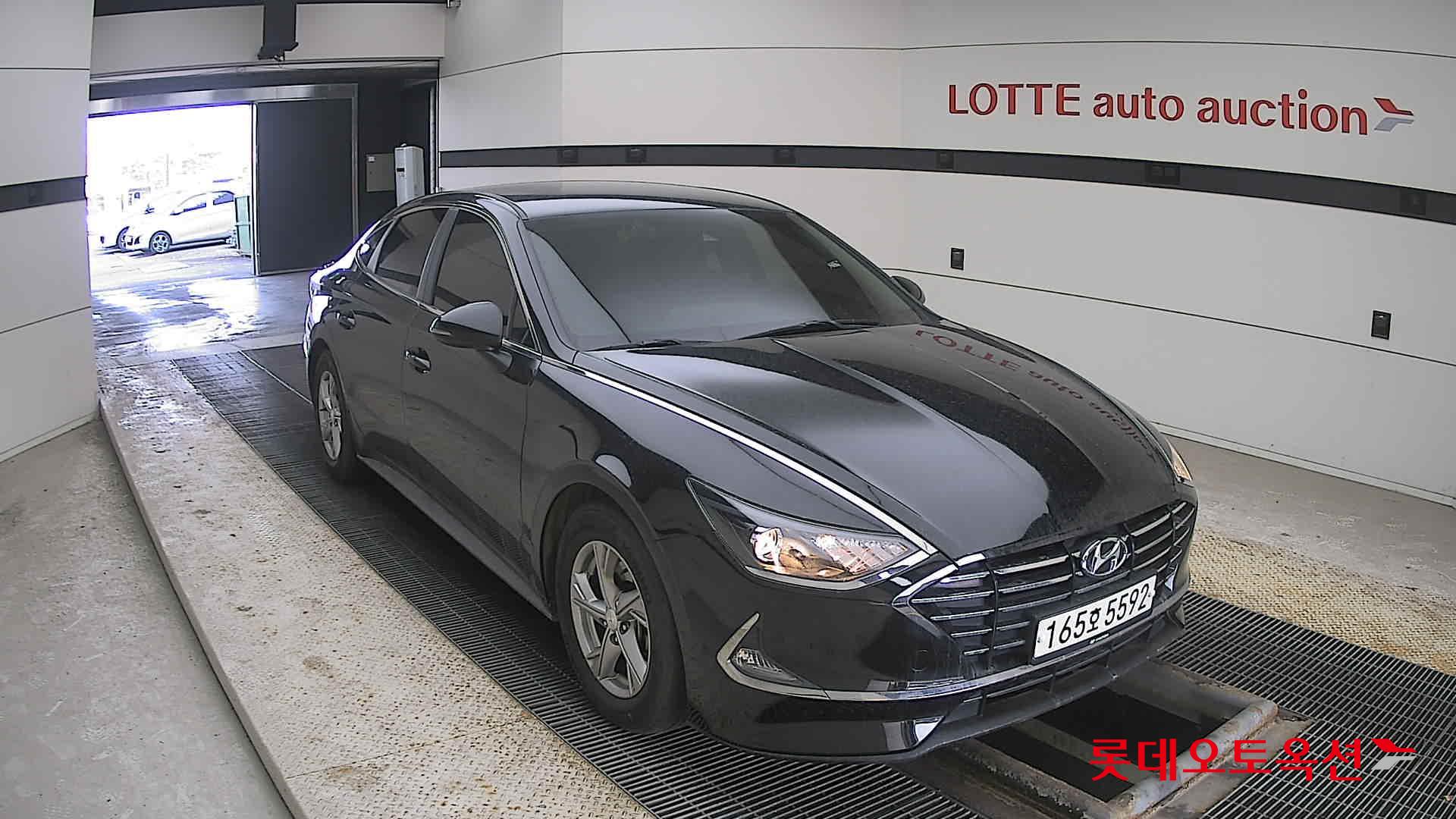 Hyundai Sonata 2022 Midnight Black Pearl из Кореи, фото 2
