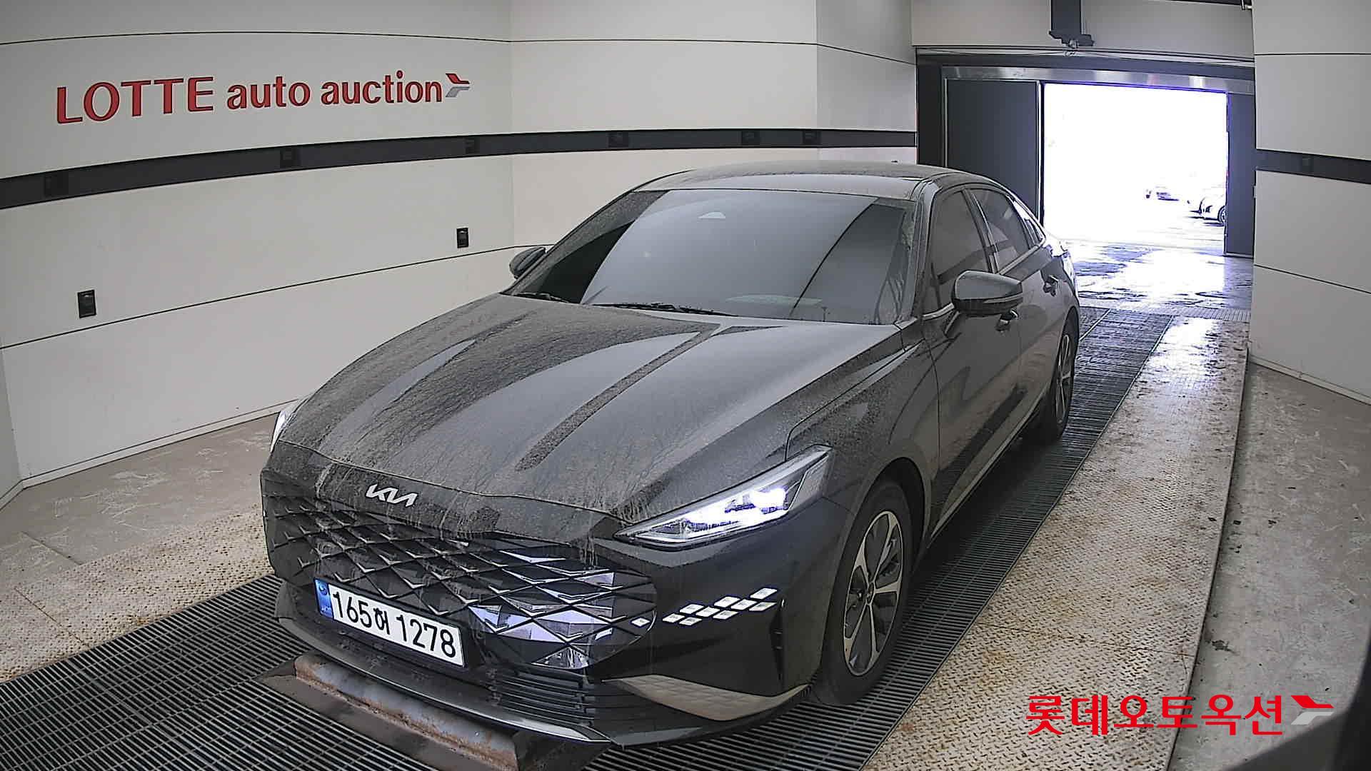 Kia K8 Hybrid 2022 Aurora Black Pearl из Кореи