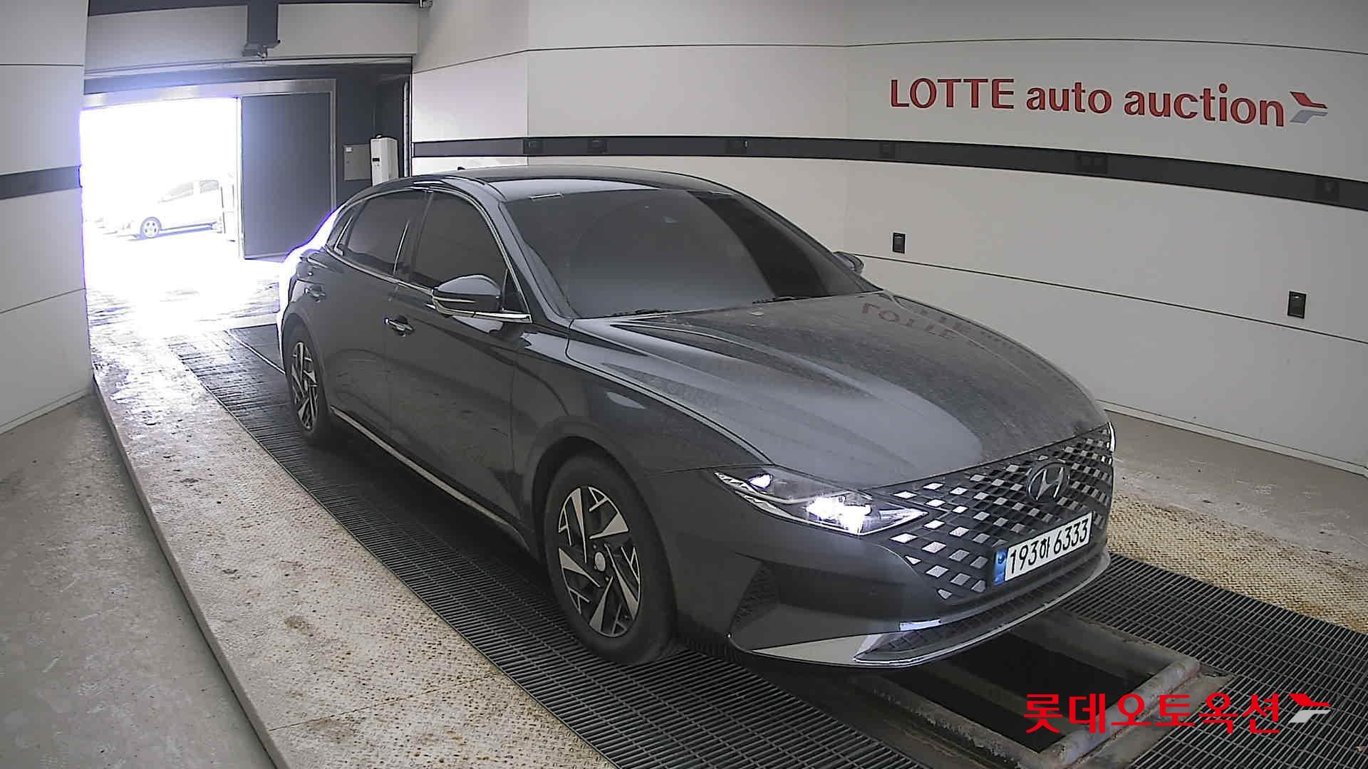 Hyundai Grandeur Hybrid 2022 Nocturne Grey Metallic из Кореи, фото 2