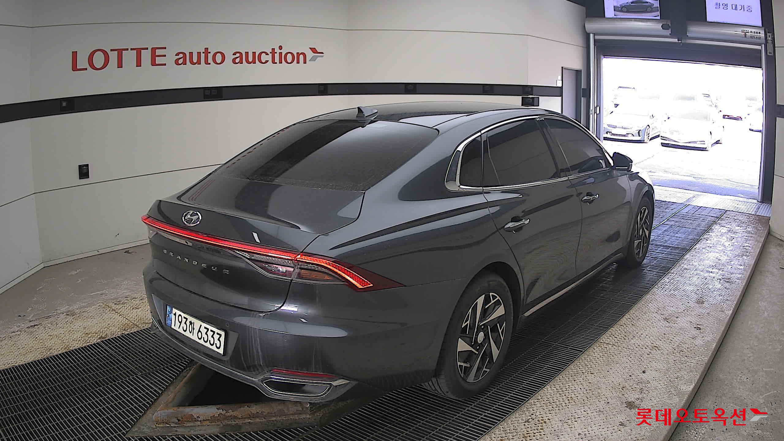 Hyundai Grandeur Hybrid 2022 Nocturne Grey Metallic из Кореи, фото 4