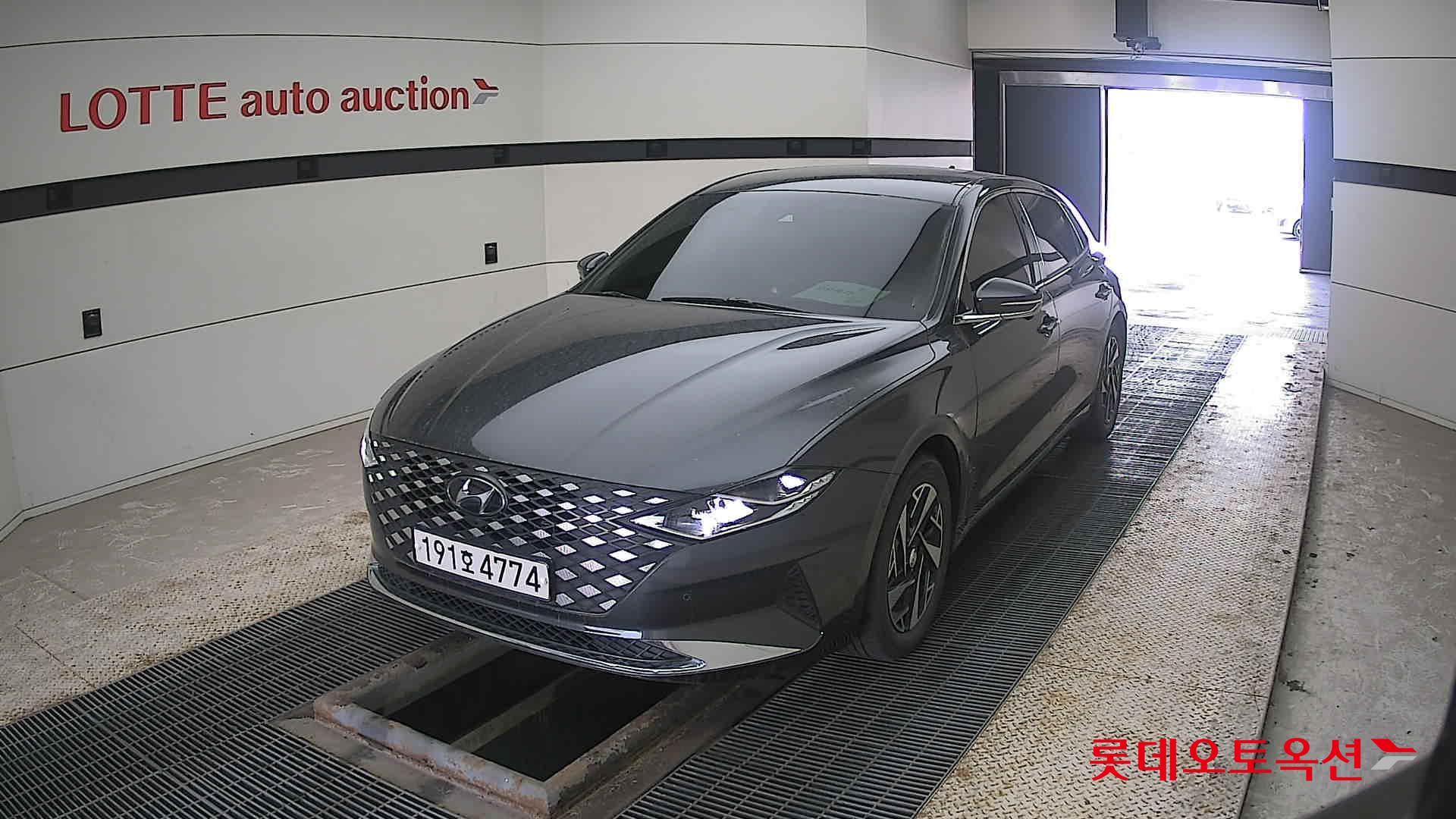 Hyundai Grandeur Hybrid 2022 Nocturne Grey Metallic из Кореи