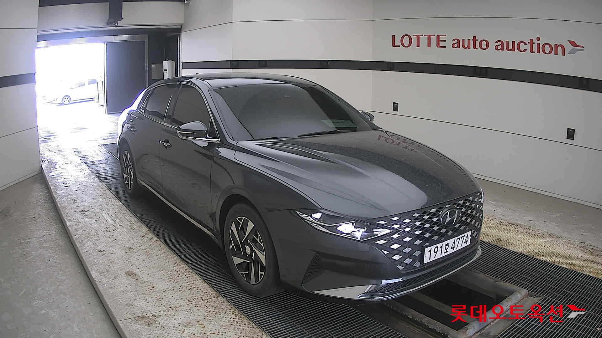 Hyundai Grandeur Hybrid 2022 Nocturne Grey Metallic из Кореи, фото 2