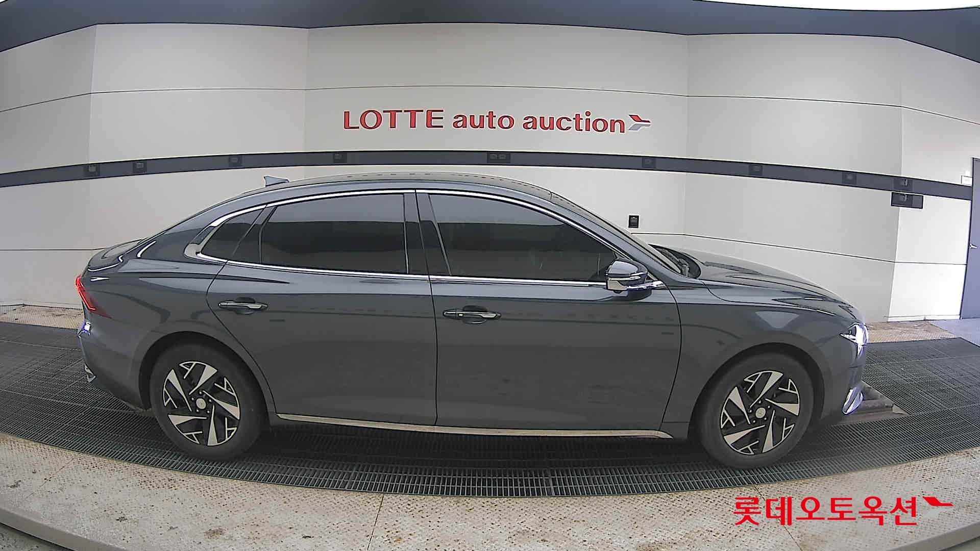 Hyundai Grandeur Hybrid 2022 Nocturne Grey Metallic из Кореи, фото 3