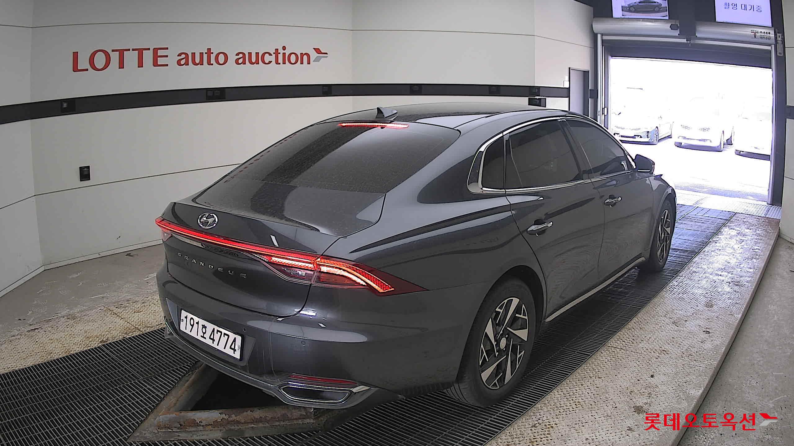 Hyundai Grandeur Hybrid 2022 Nocturne Grey Metallic из Кореи, фото 4