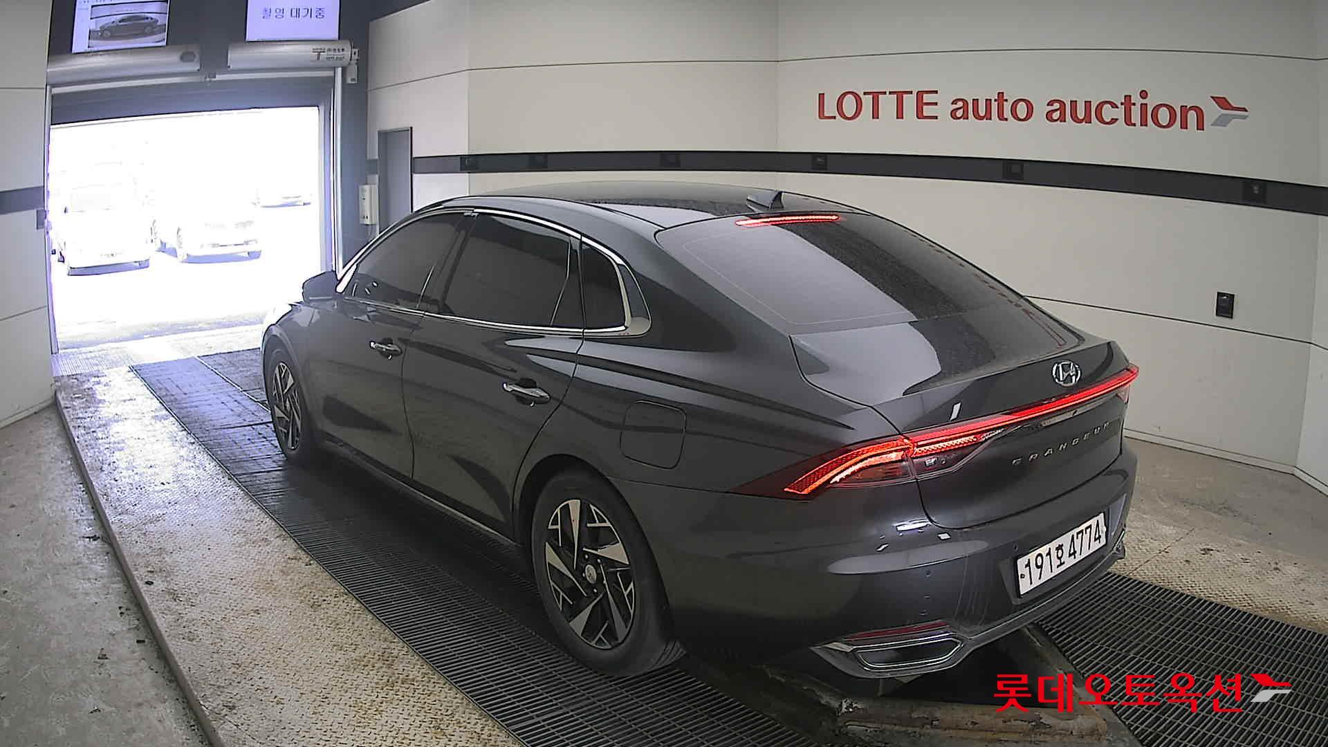 Hyundai Grandeur Hybrid 2022 Nocturne Grey Metallic из Кореи, фото 6
