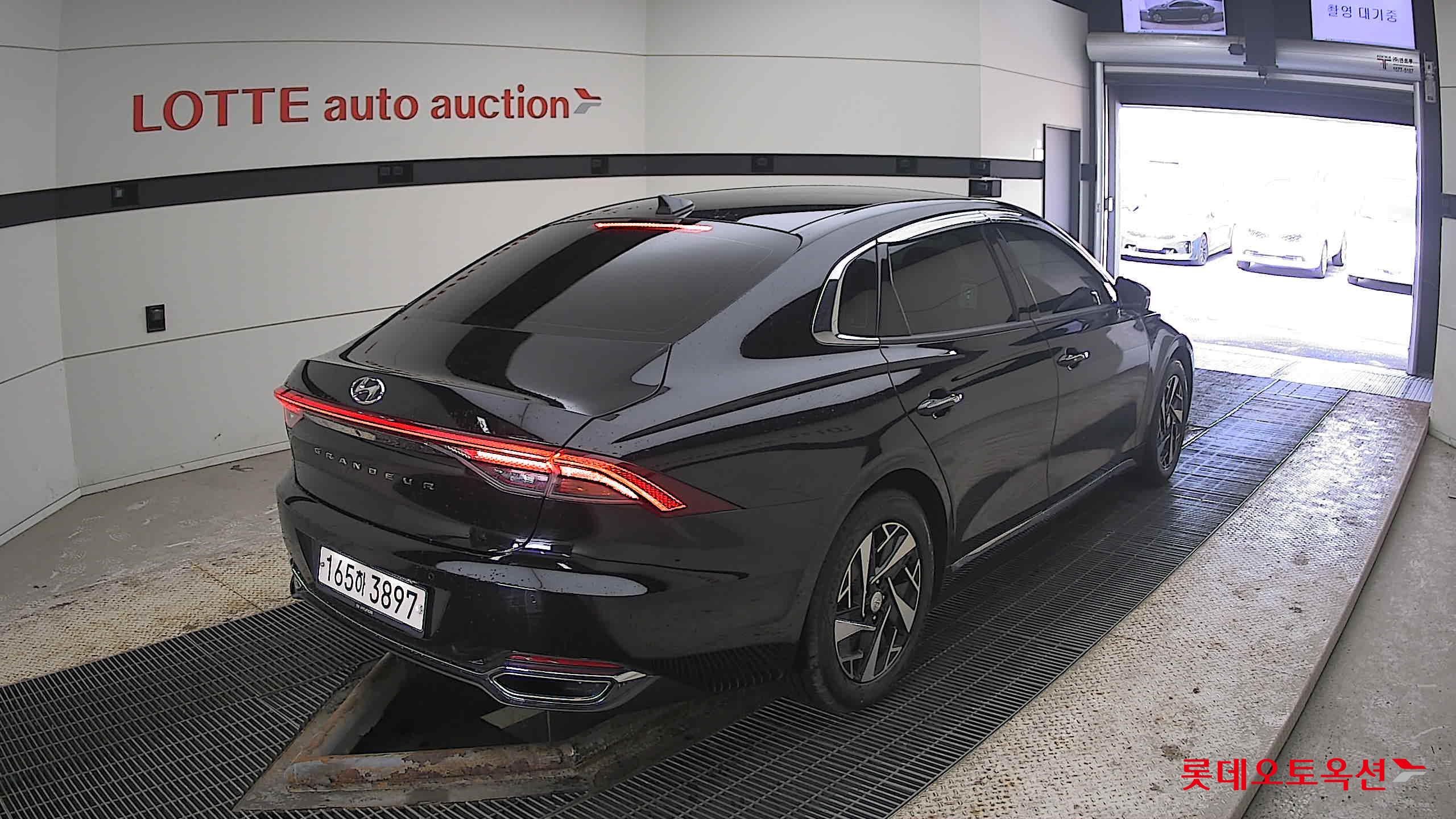 Hyundai Grandeur Hybrid 2022 Midnight Black Pearl из Кореи, фото 4