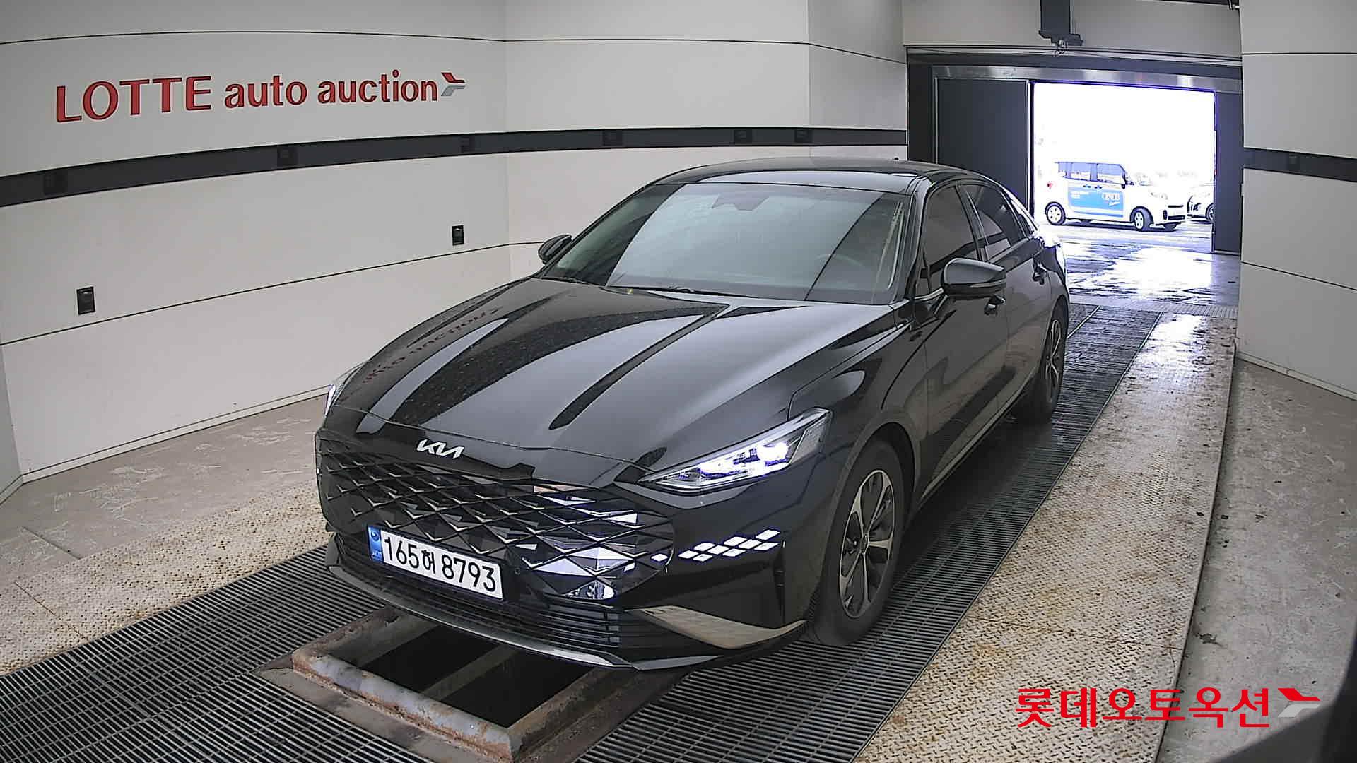 Kia K8 Hybrid 2022 Aurora Black Pearl из Кореи