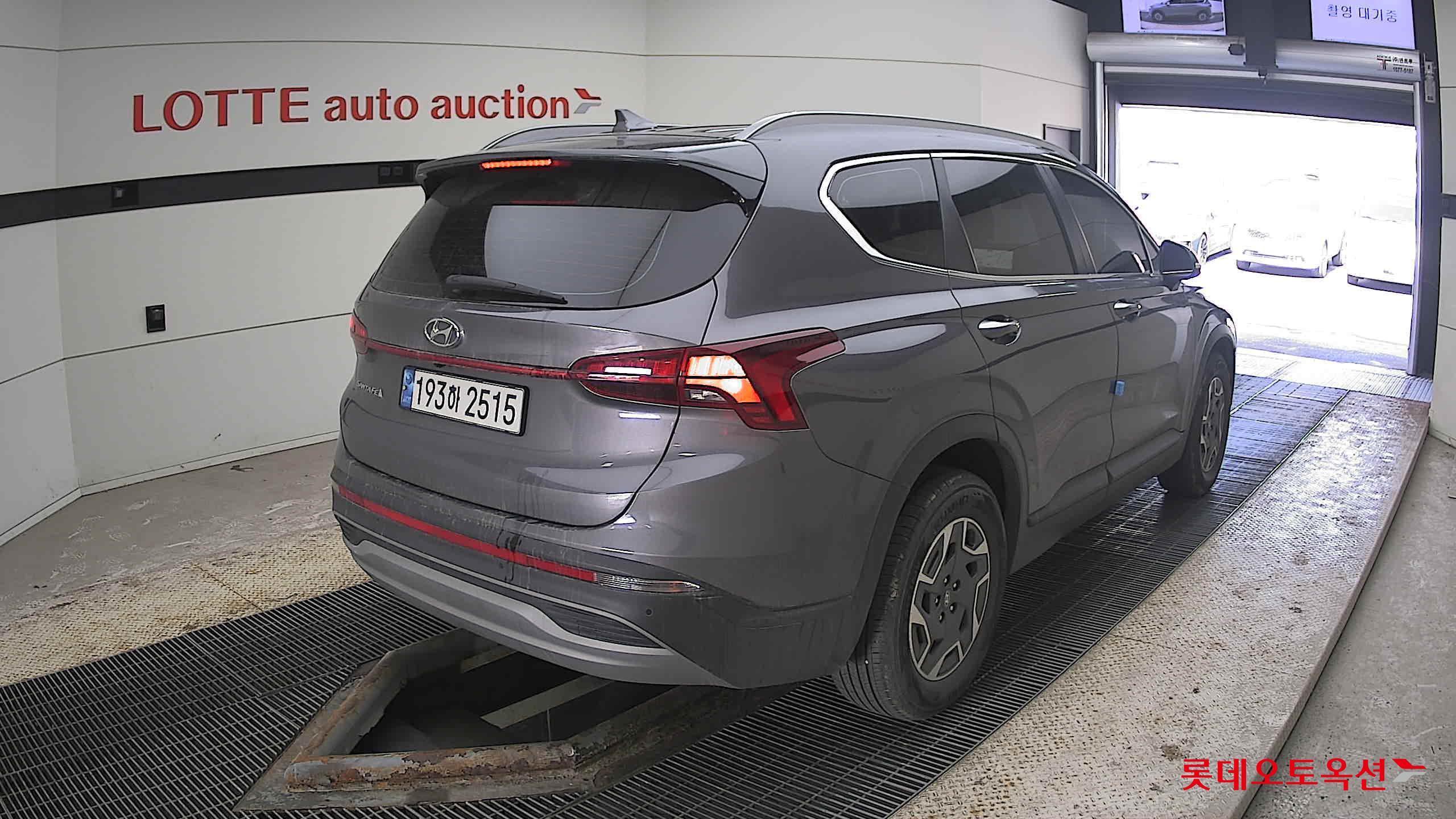 Hyundai Santa Fe Hybrid 2022 Magnetic Grey Metallic из Кореи, фото 4