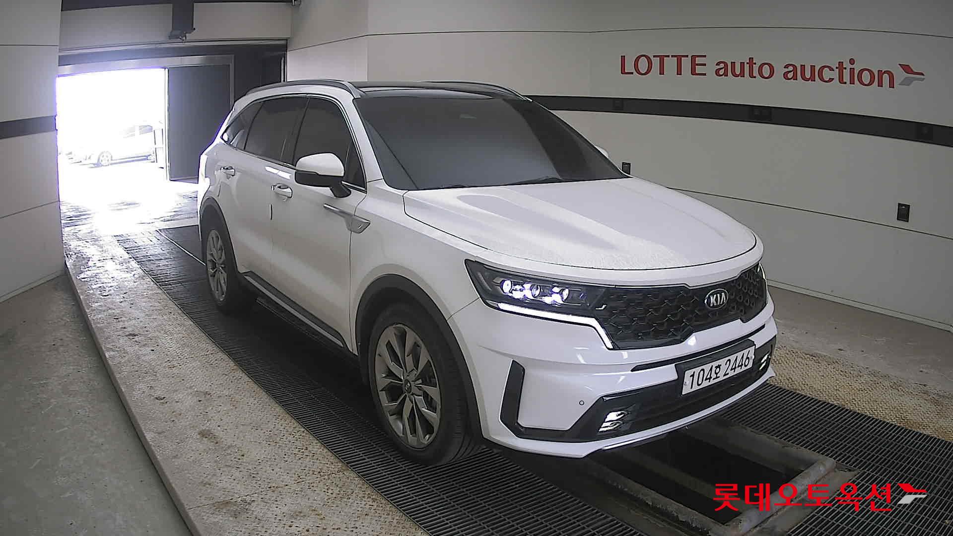 Kia Sorento 2021 Snow White Pearl (optional) из Кореи, фото 2