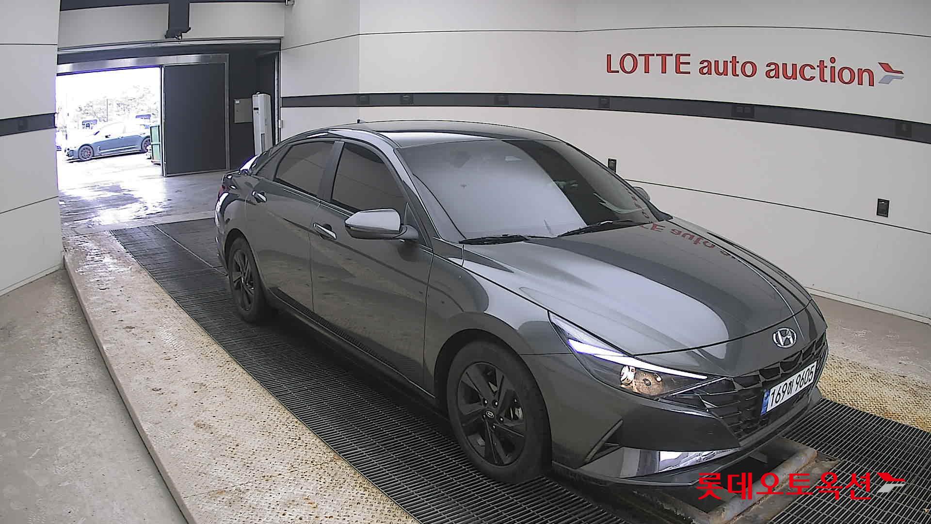 Hyundai Avante Hybrid 2023 Amazon Grey Metallic из Кореи, фото 2