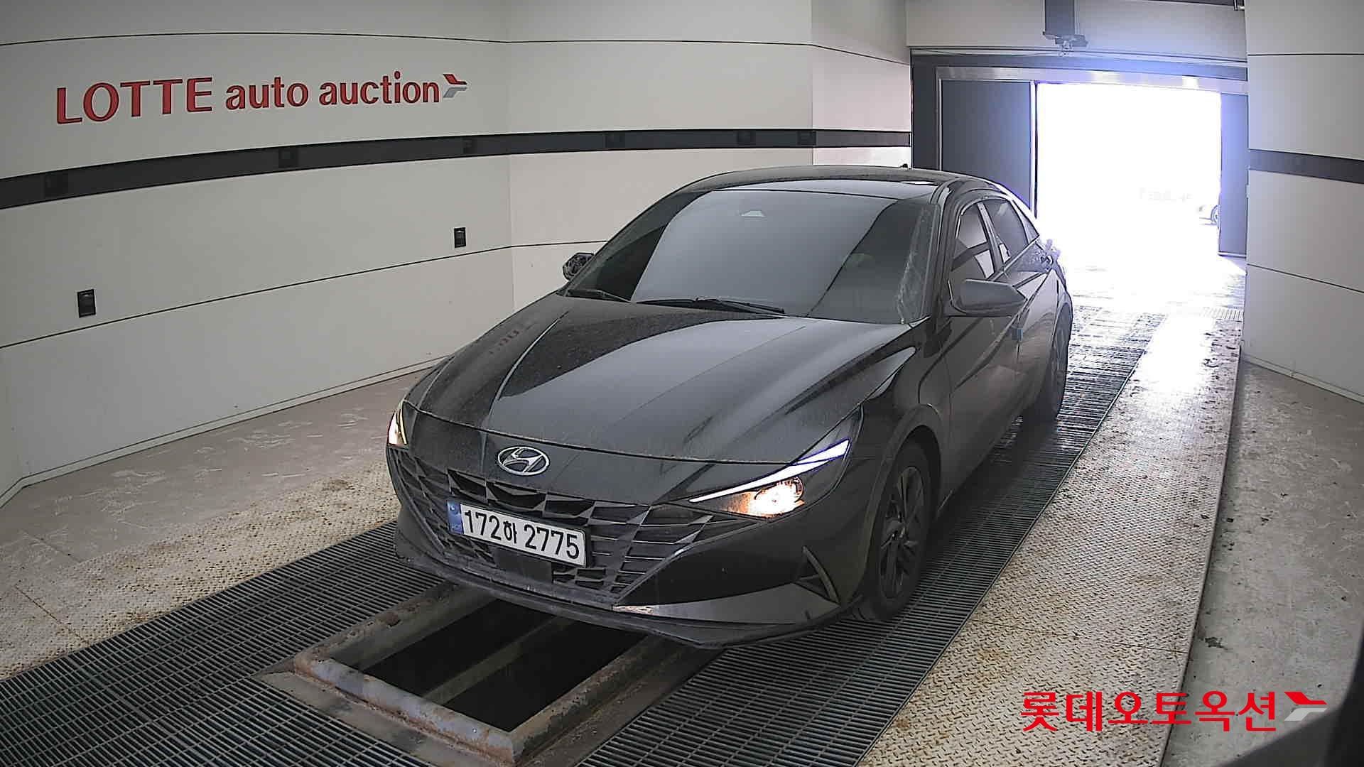 Hyundai Avante Hybrid 2023 Phantom Black Pearl из Кореи