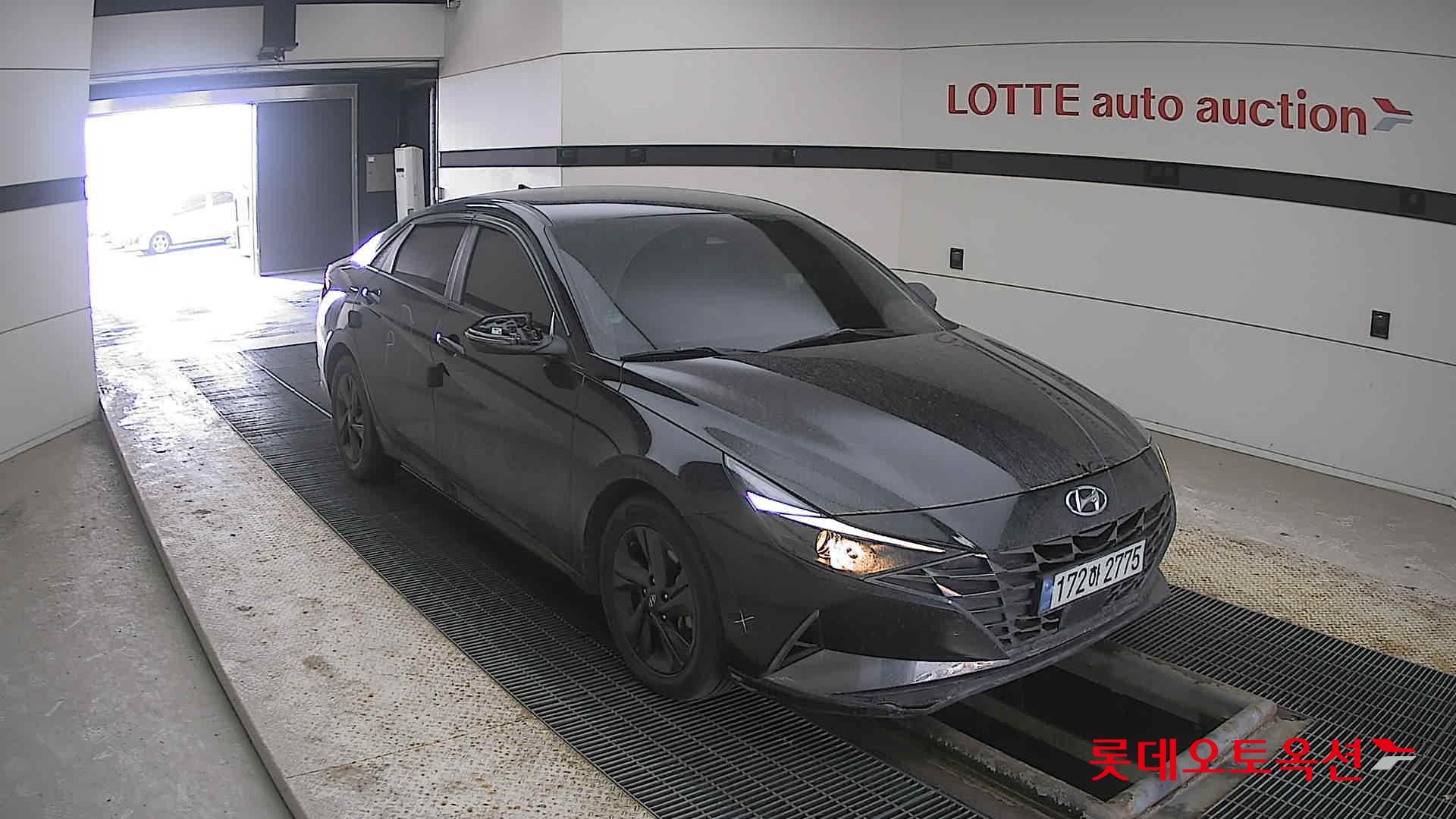 Hyundai Avante Hybrid 2023 Phantom Black Pearl из Кореи, фото 2