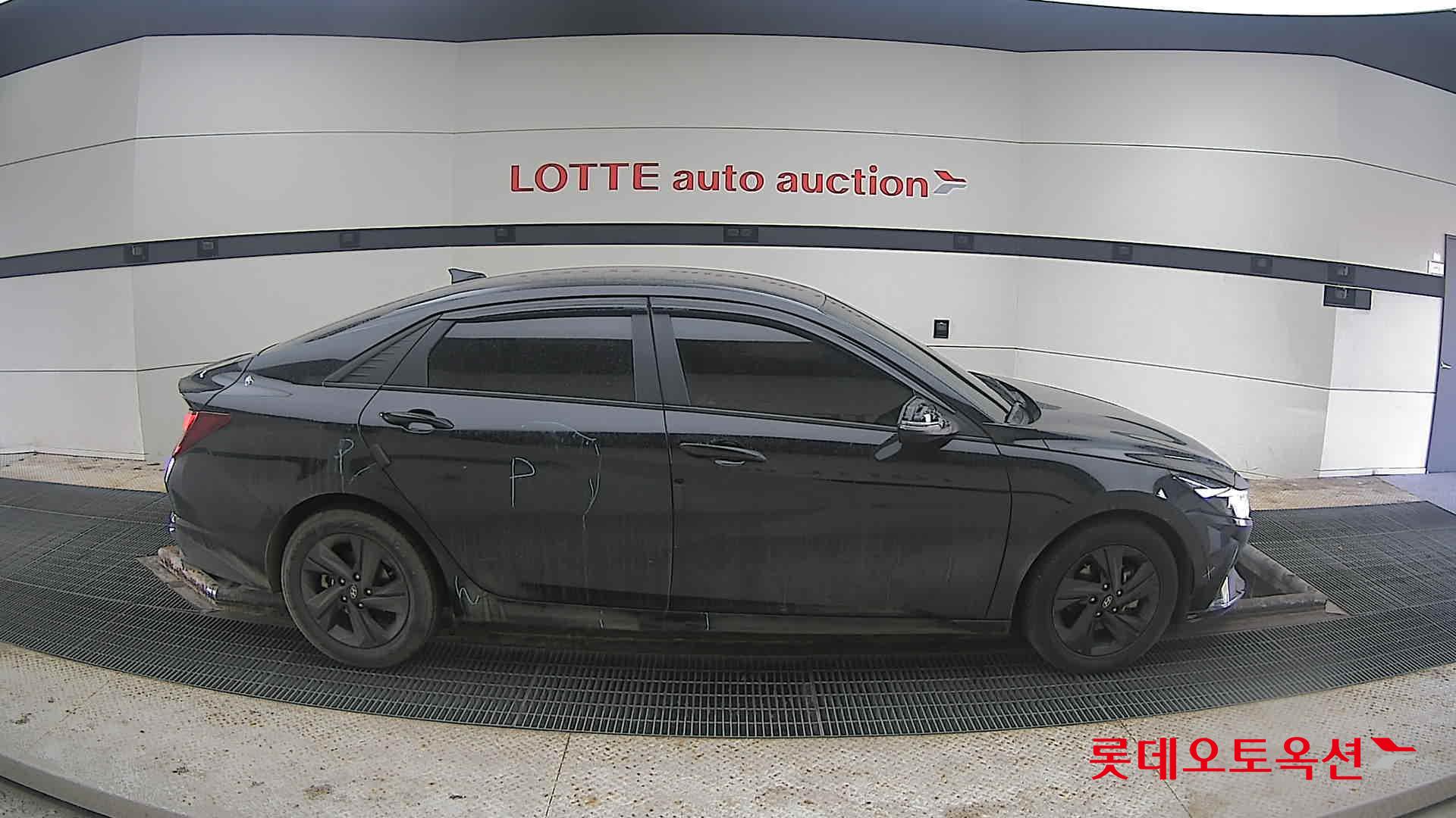 Hyundai Avante Hybrid 2023 Phantom Black Pearl из Кореи, фото 3