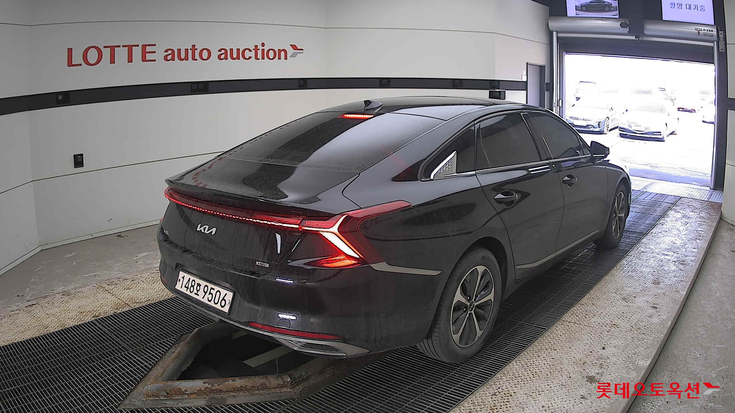 Kia K8 Hybrid 2022 Aurora Black Pearl из Кореи, фото 4