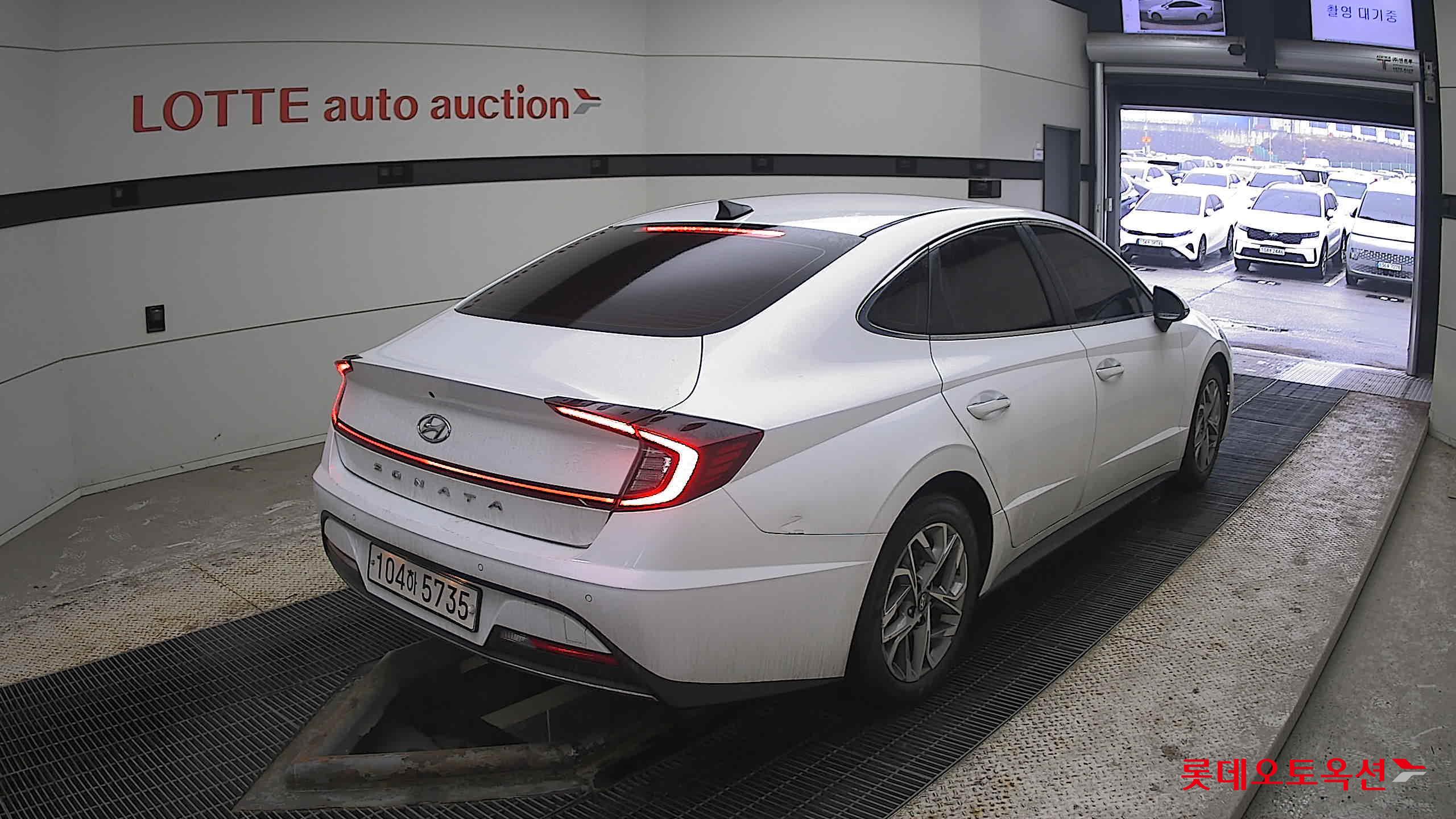 Hyundai Sonata 2021 White cream (optional) из Кореи, фото 4