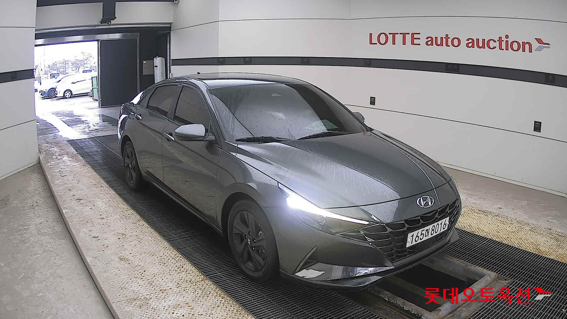 Hyundai Avante Hybrid 2022 Amazon Grey Metallic из Кореи, фото 2