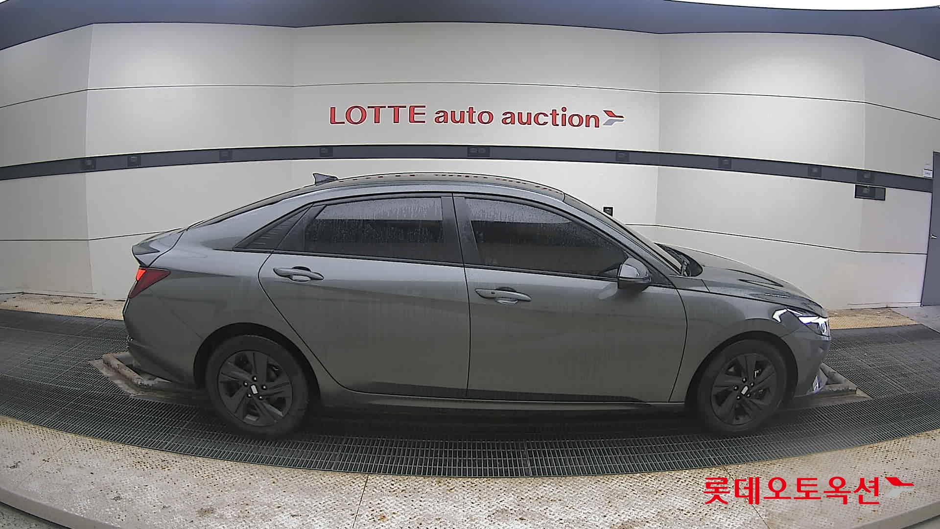 Hyundai Avante Hybrid 2022 Amazon Grey Metallic из Кореи, фото 3