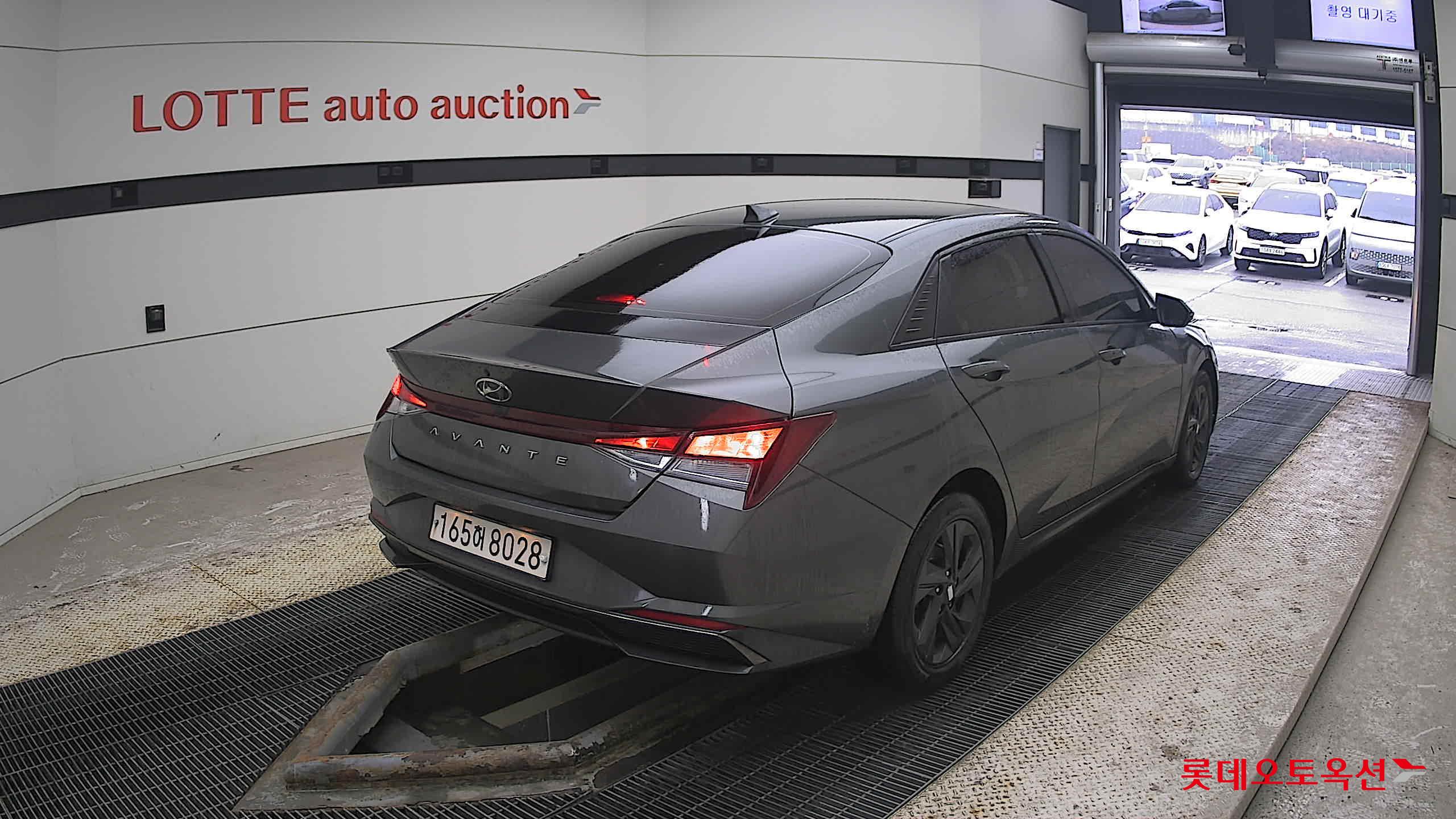 Hyundai Avante Hybrid 2022 Amazon Grey Metallic из Кореи, фото 4