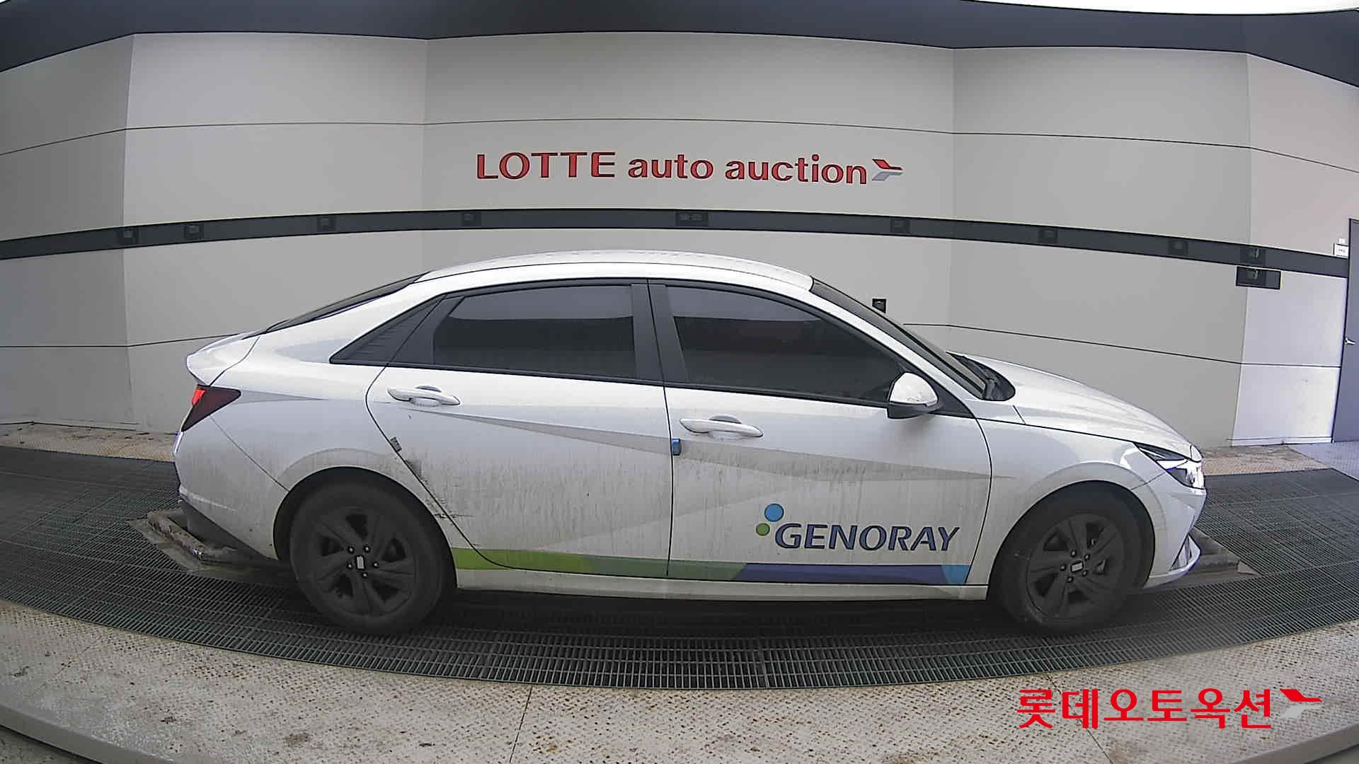 Hyundai Avante Hybrid 2021 Polar White из Кореи, фото 3