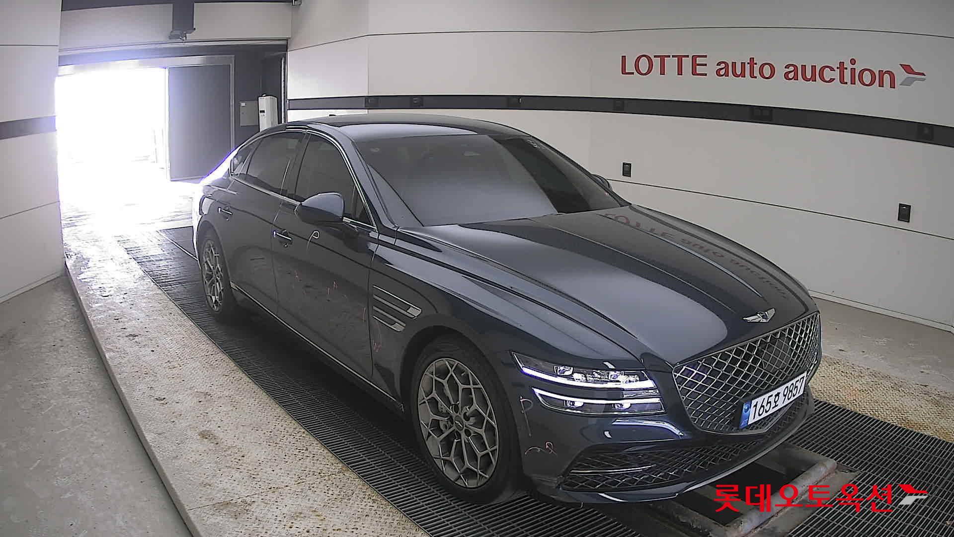 Hyundai G80 2022 Tasman Blue из Кореи, фото 2