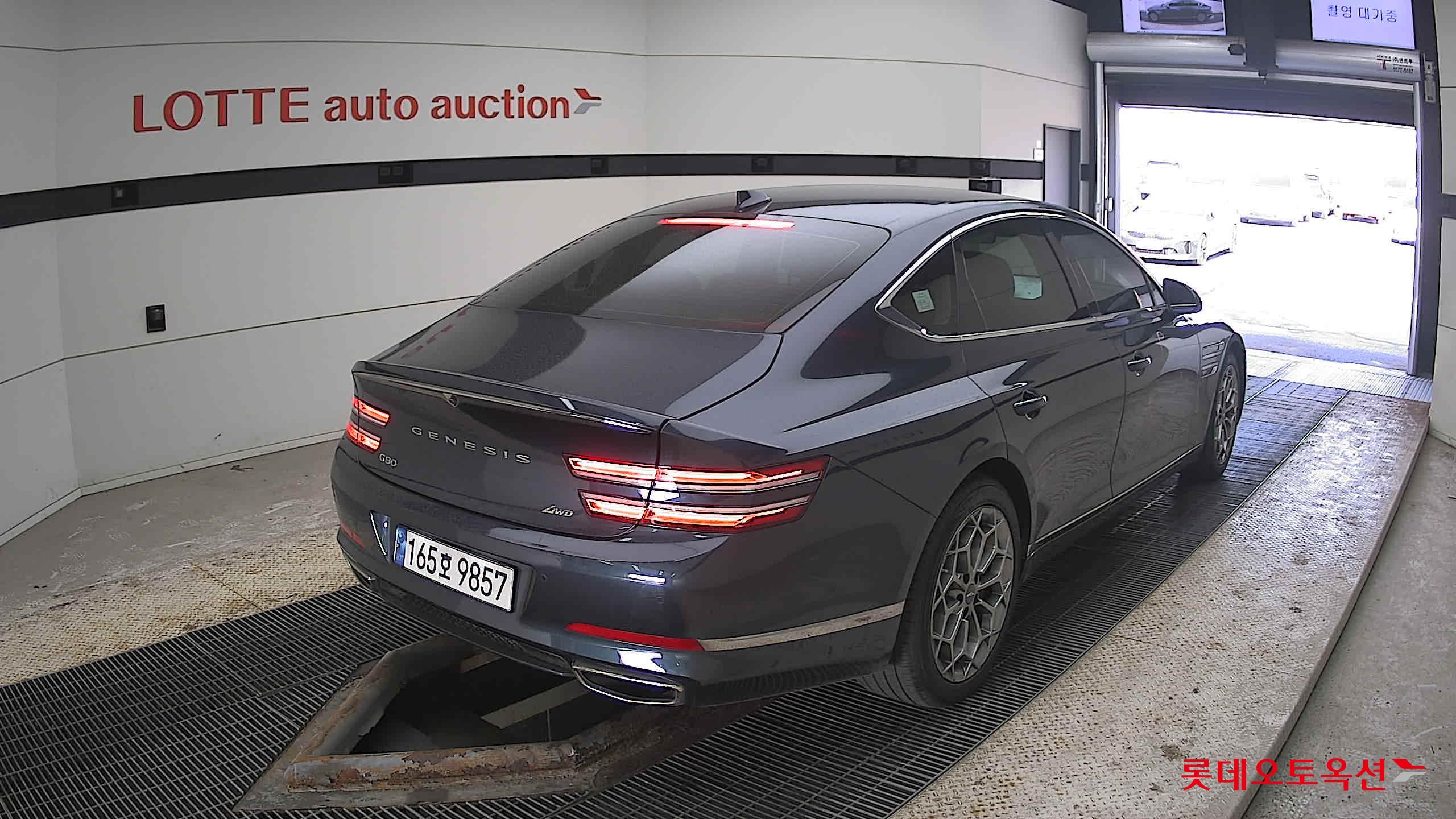 Hyundai G80 2022 Tasman Blue из Кореи, фото 4