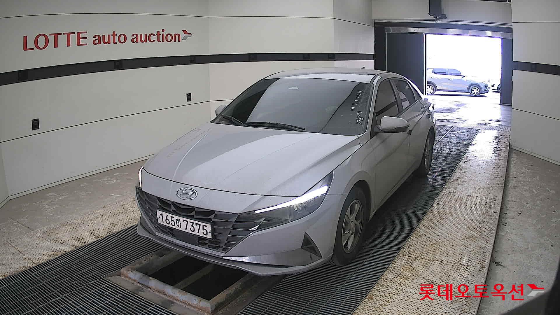Hyundai Avante 2022 Cyber Grey Metallic из Кореи