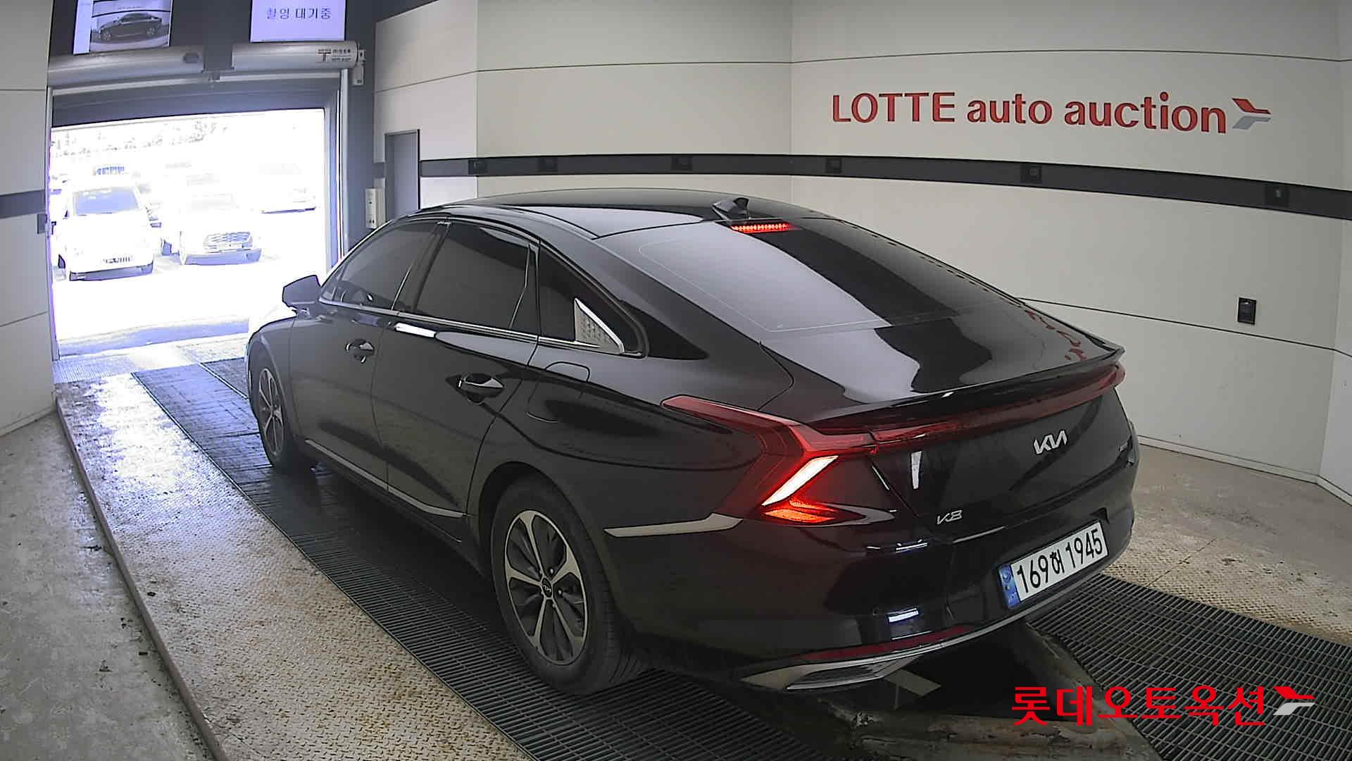 Kia K8 Hybrid 2022 Aurora Black Pearl из Кореи, фото 6