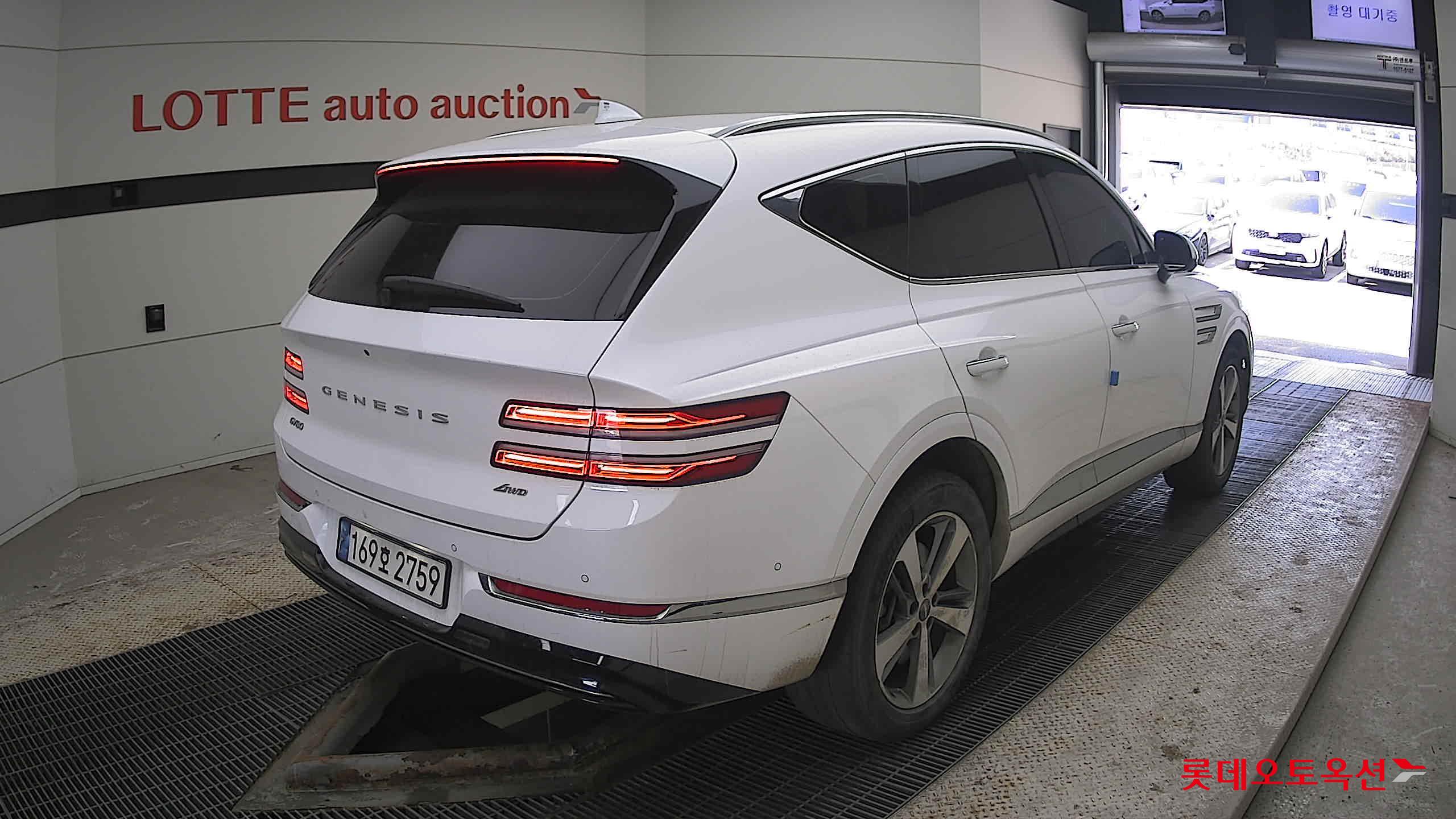 Hyundai GV80 2022 Uyuni White из Кореи, фото 4