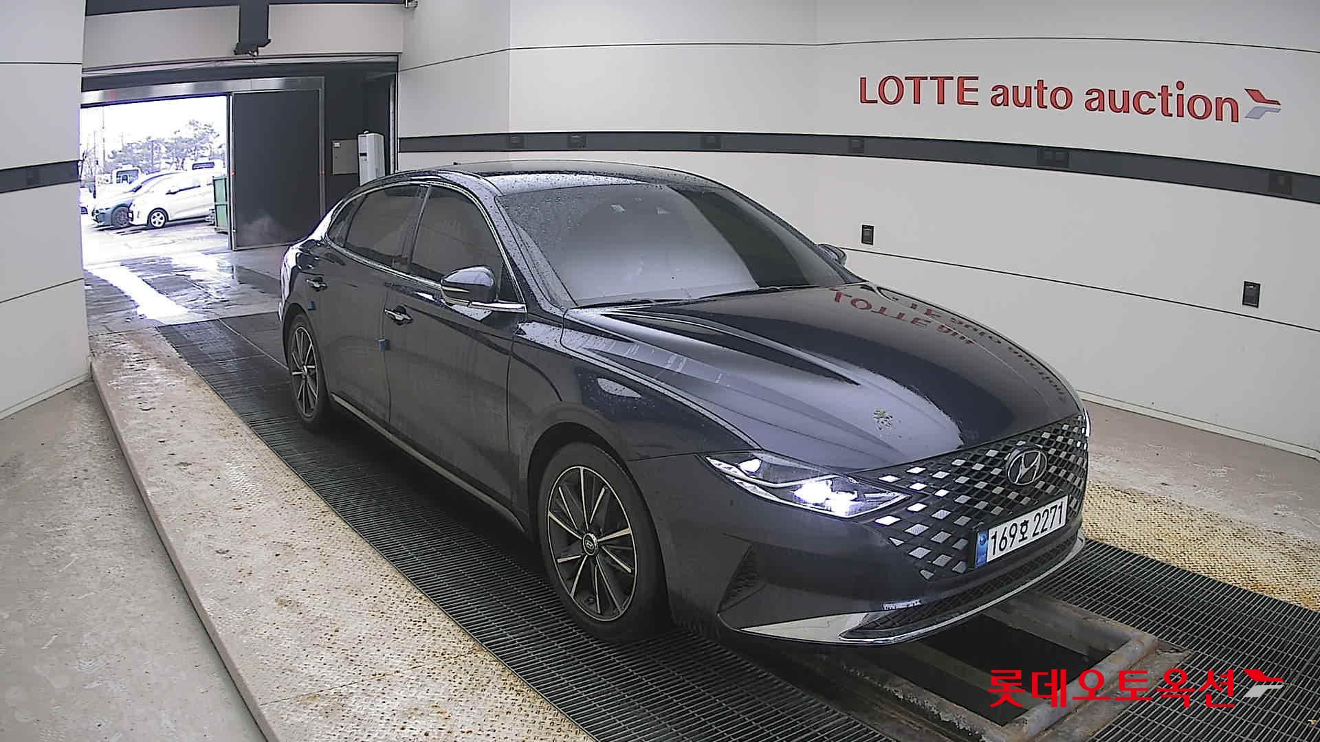 Hyundai Grandeur 2022 Oxford Blue Metallic из Кореи, фото 2