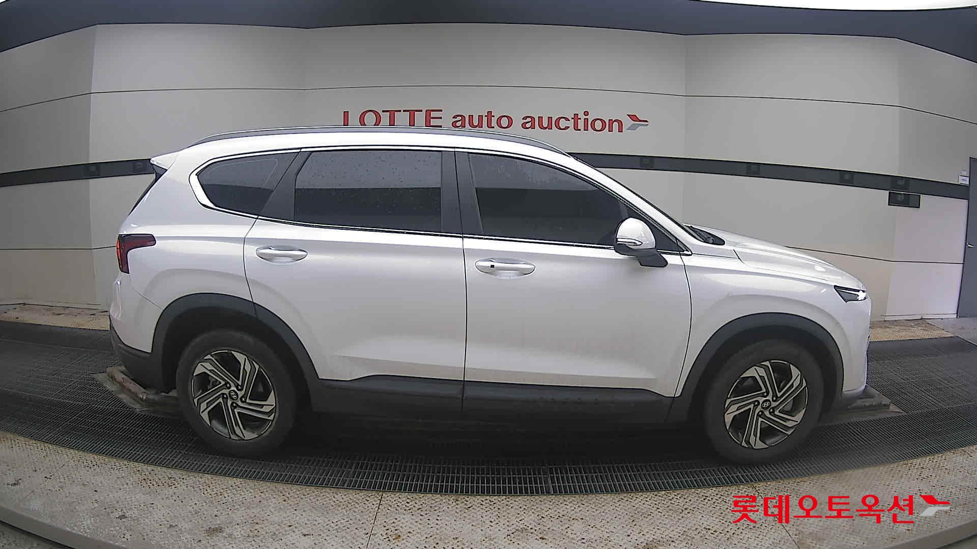 Hyundai Santa Fe 2021 White cream (optional) из Кореи, фото 3